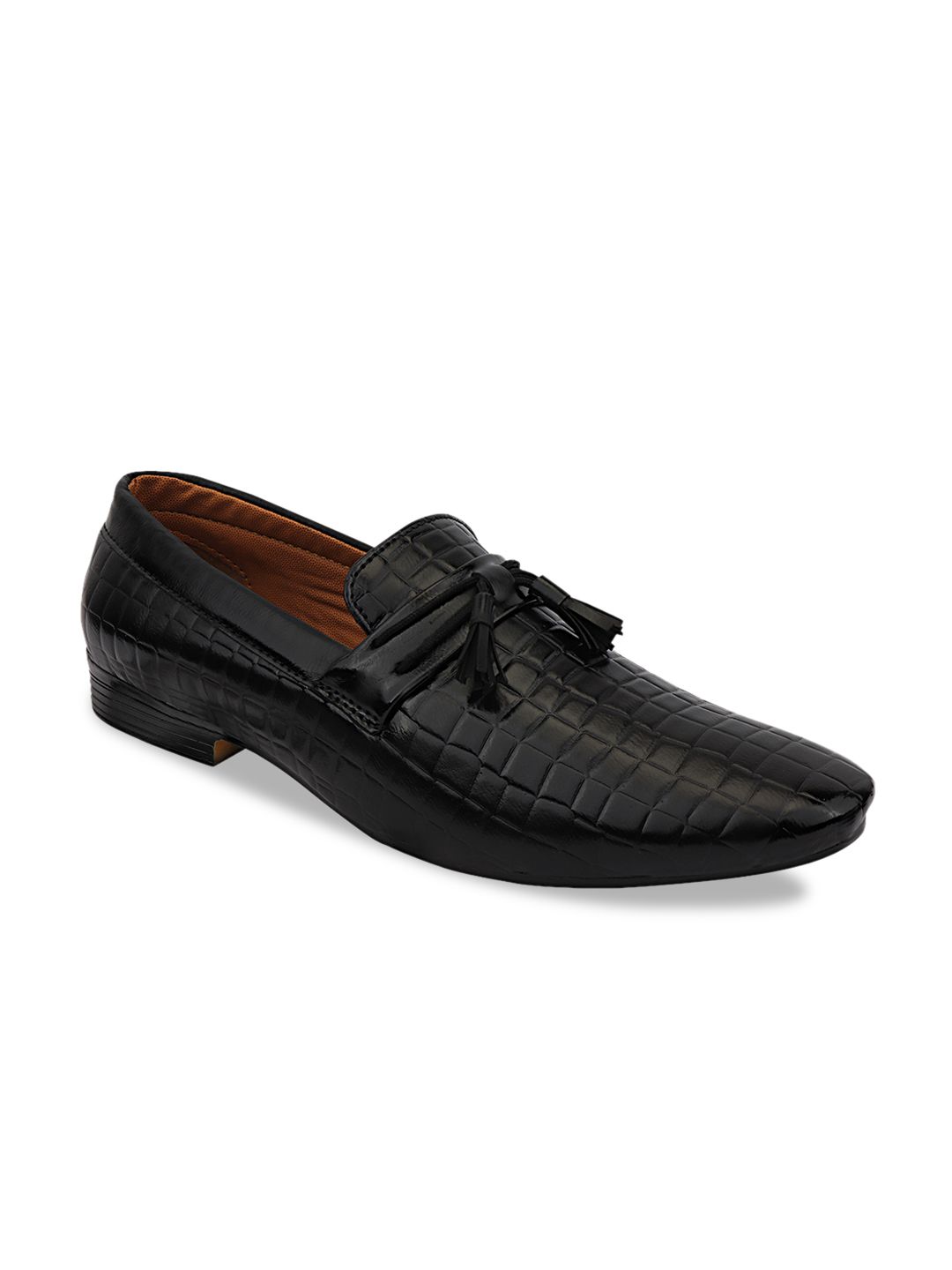 Histeria Men Black Synthetic Formal Loafers