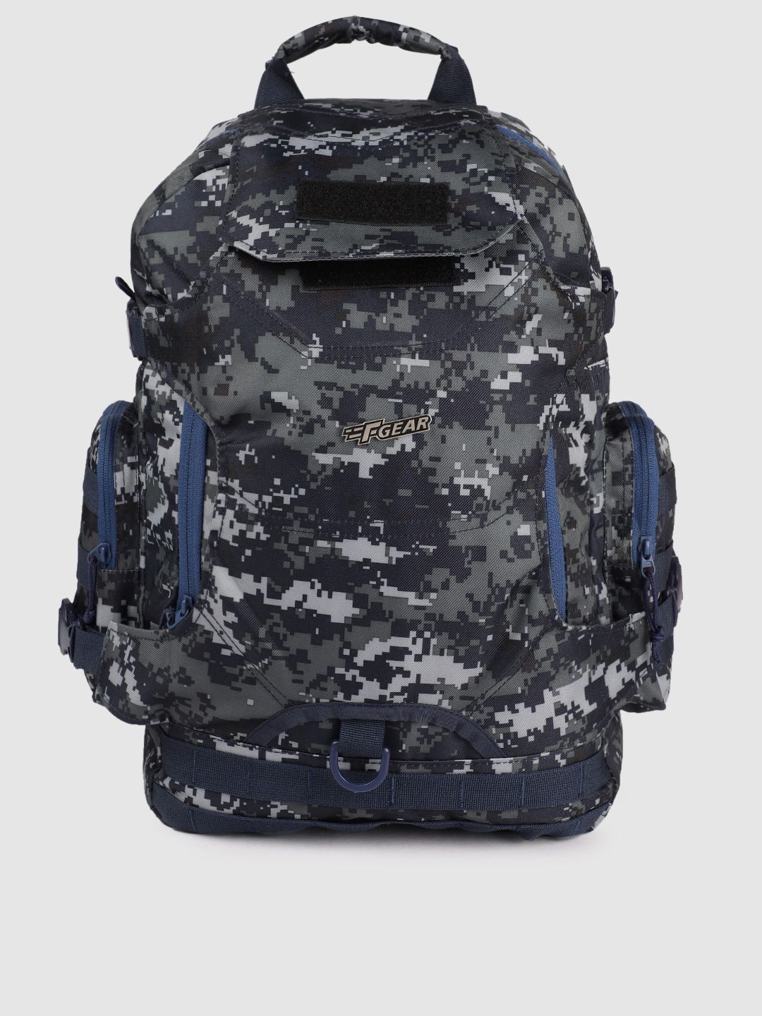 F Gear Unisex Blue & Grey Military Ambush Marpat  Backpack Price in India