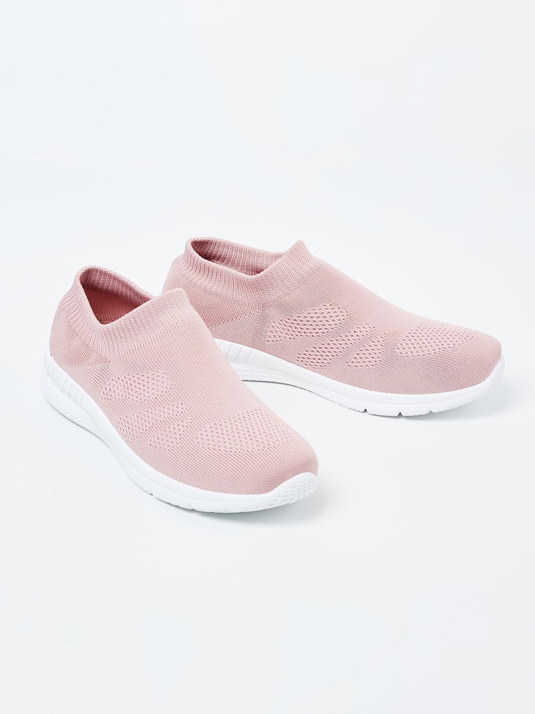 Ginger by Lifestyle Women Pink Slip-On Sneakers Price in India