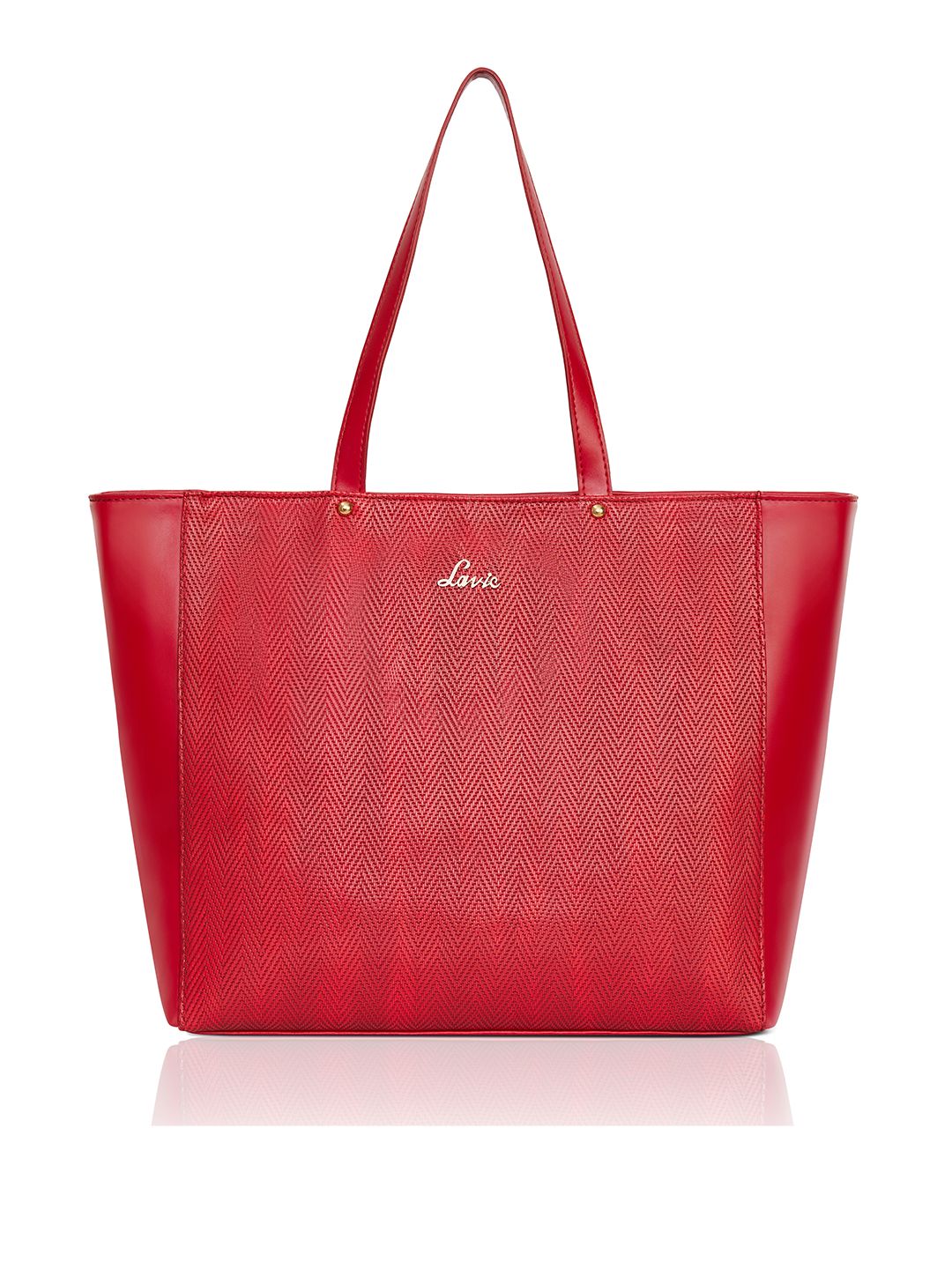 Lavie Red Textured Shoulder Bag Price in India