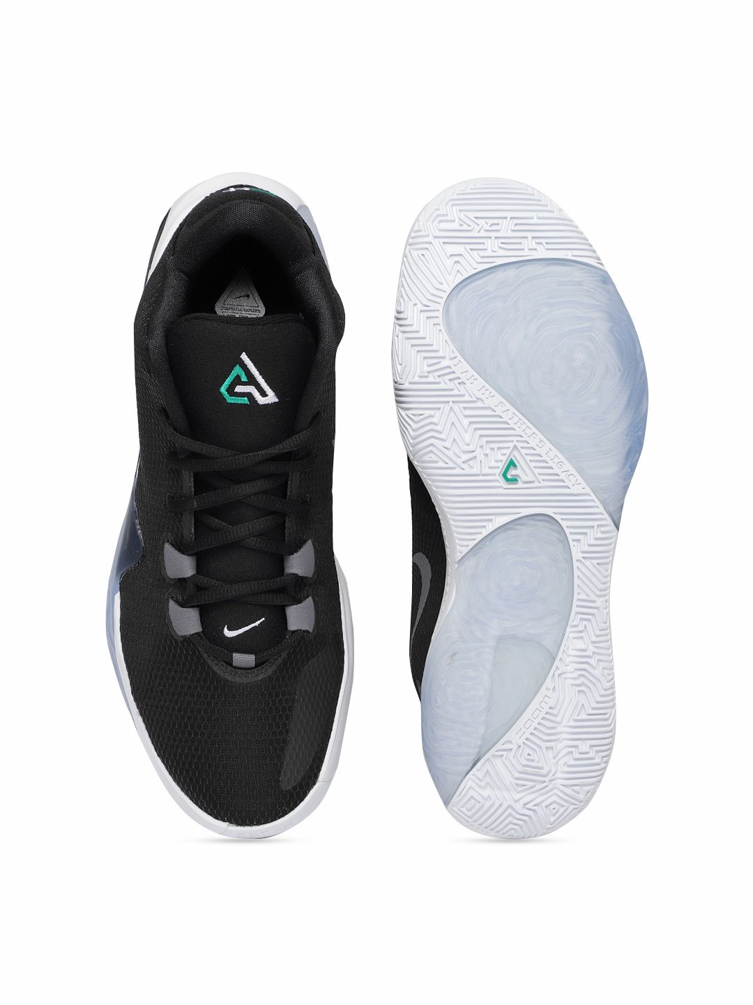 Buy Nike Men Black ZOOM FREAK 1 Basketball Shoes - Sports Shoes