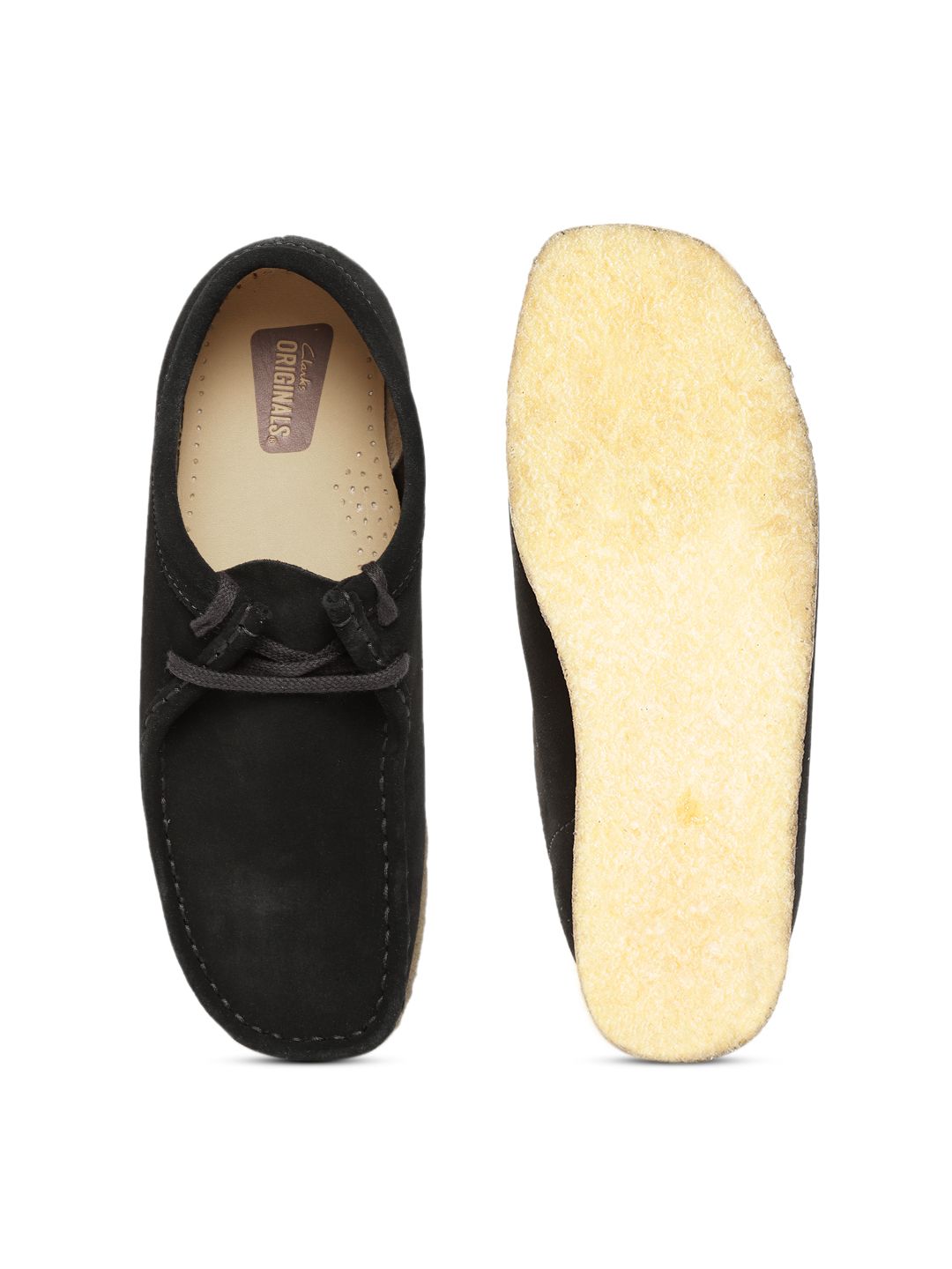 Buy Clarks Men Black Wallabee Suede Derbys - Casual Shoes for Men