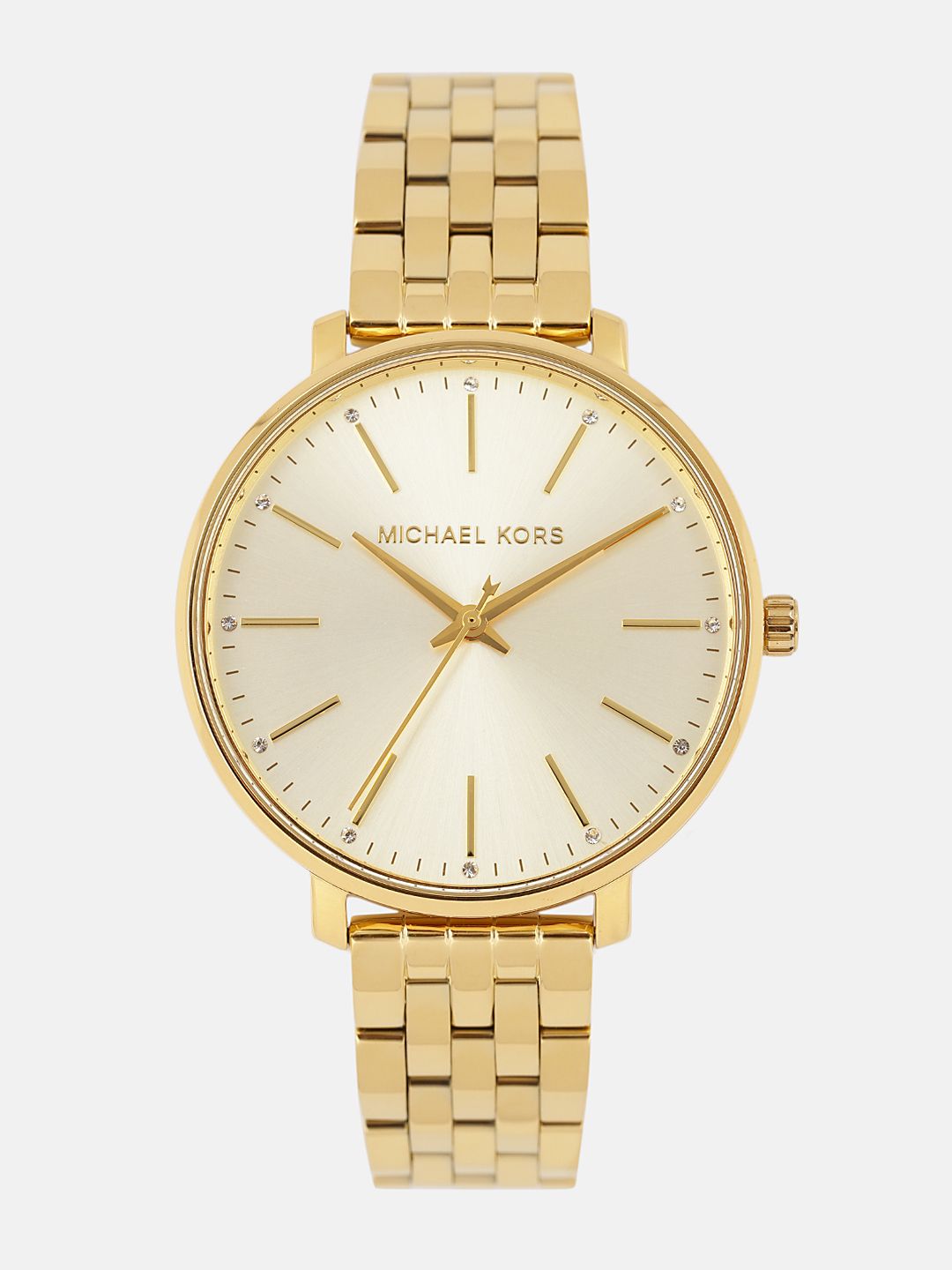 Michael Kors Women Gold-Toned Analogue Watch MK3898 Price in India