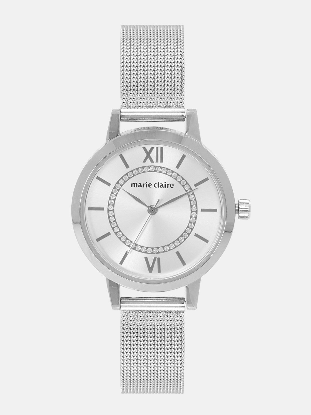 Marie Claire Women Silver-Toned Analogue Watch MC 13B-B-A Price in India