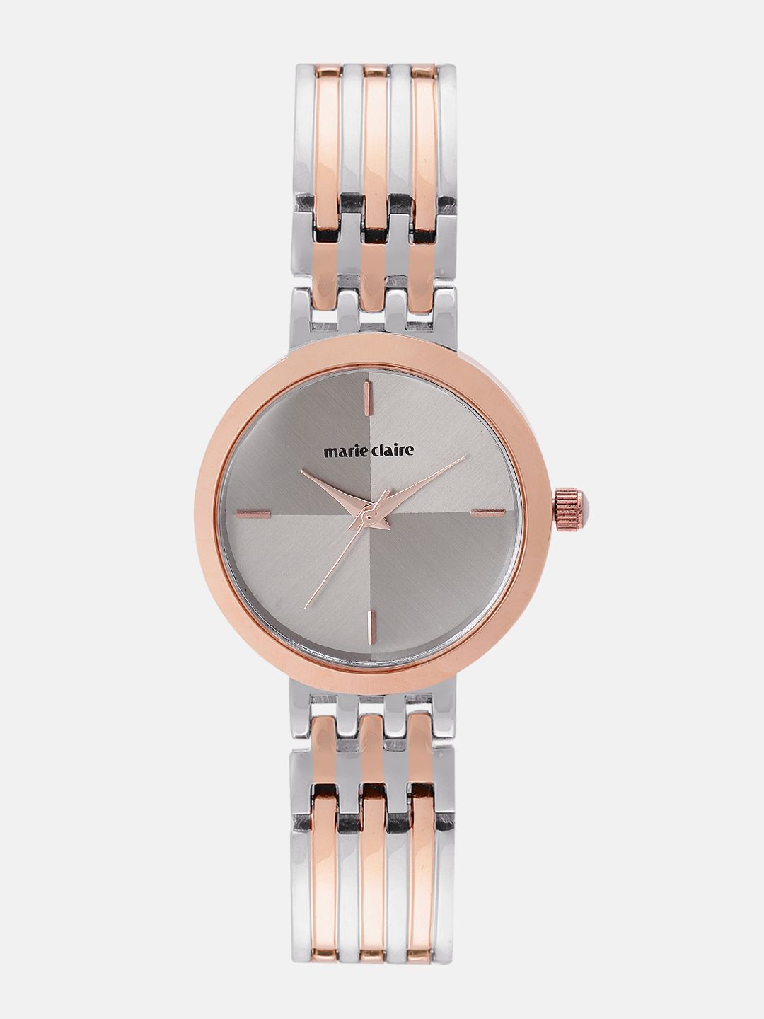 Marie Claire Women Gunmetal-Toned Analogue Watch MC 4B-A Price in India