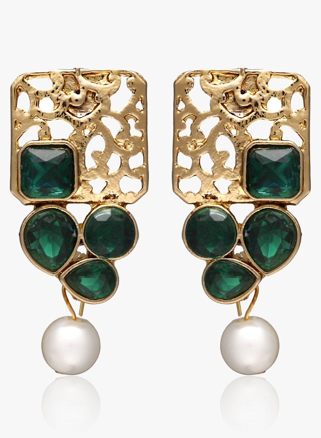 Zaveri Pearls Multicoloured 100%Zinc Danglers & Drop
