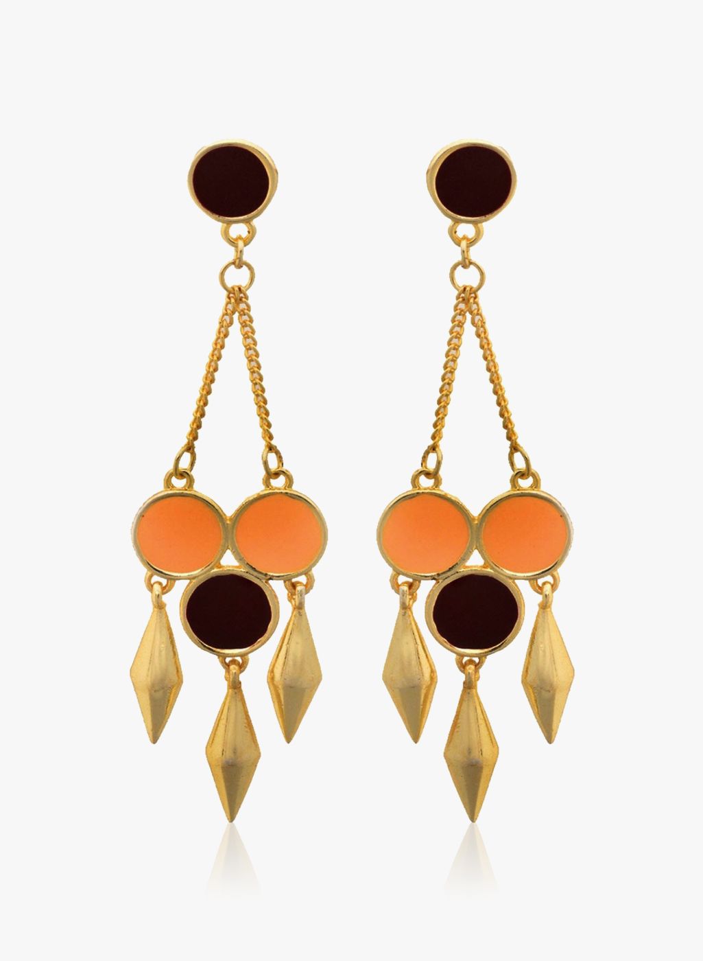 Crunchy Fashions Multicoloured Alloy Danglers & Drop