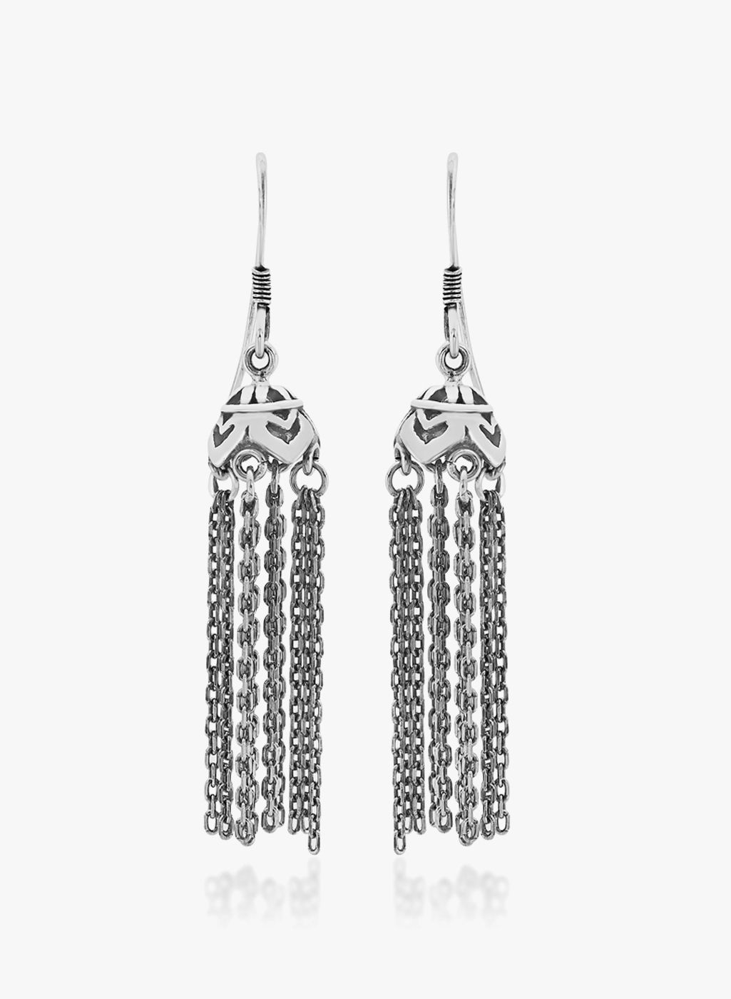 Taraash Silver 92.5 Sterling Silver Jhumki
