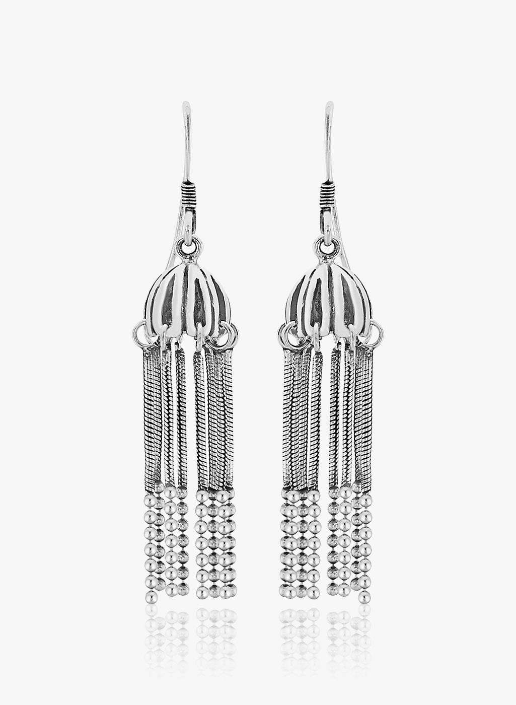 Taraash Silver 92.5 Sterling Silver Jhumki