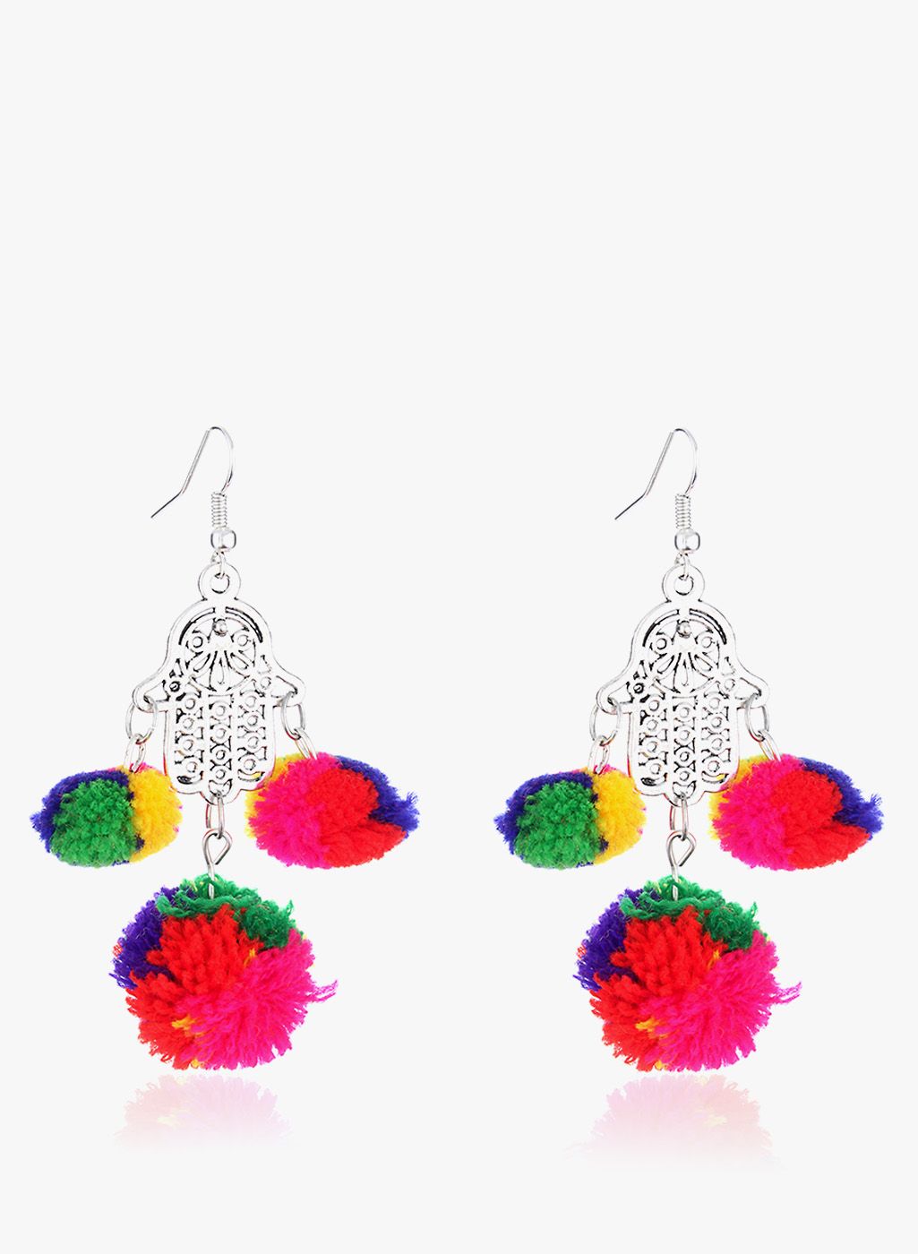 Watch Me Multicoloured German Silver Danglers & Drop