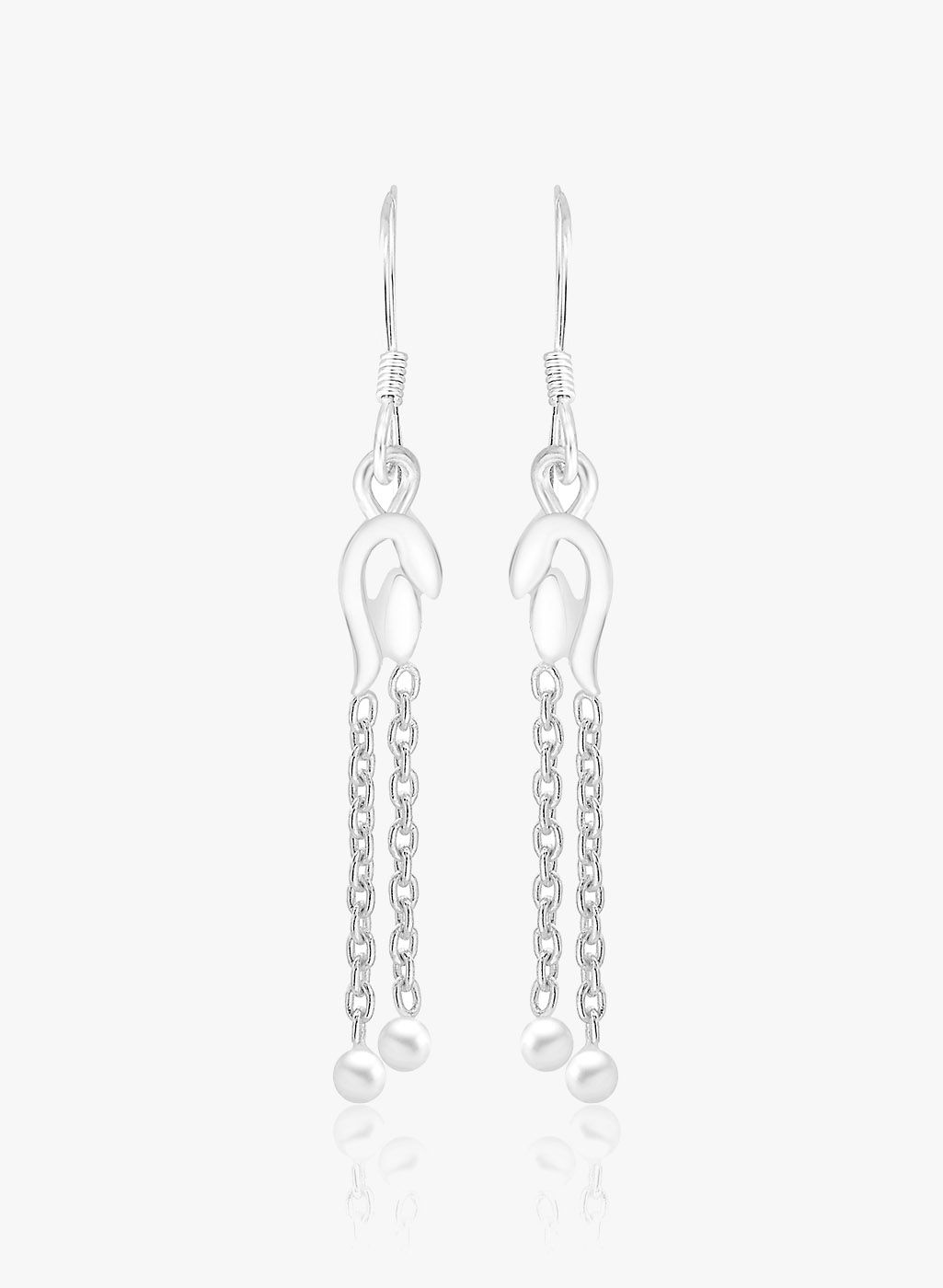 Taraash Silver 92.5 Sterling Silver Danglers & Drop