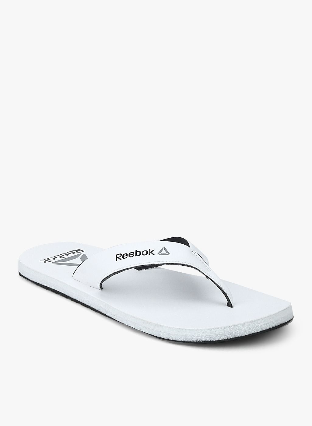 reebok slippers white