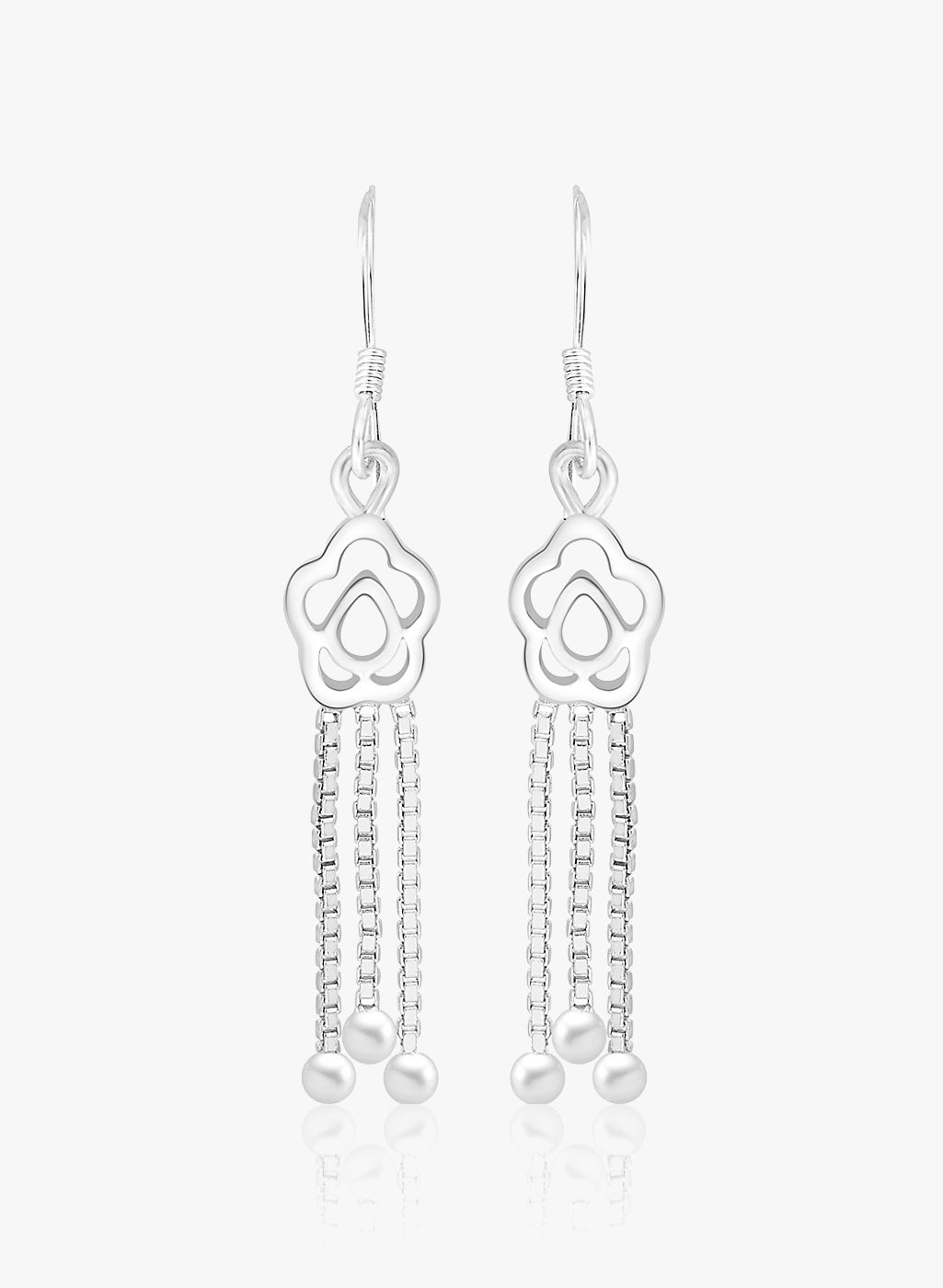 Taraash Silver 92.5 Sterling Silver Danglers & Drop