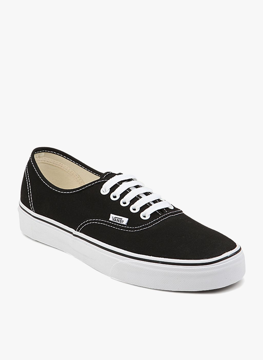 vans authentic black sneakers