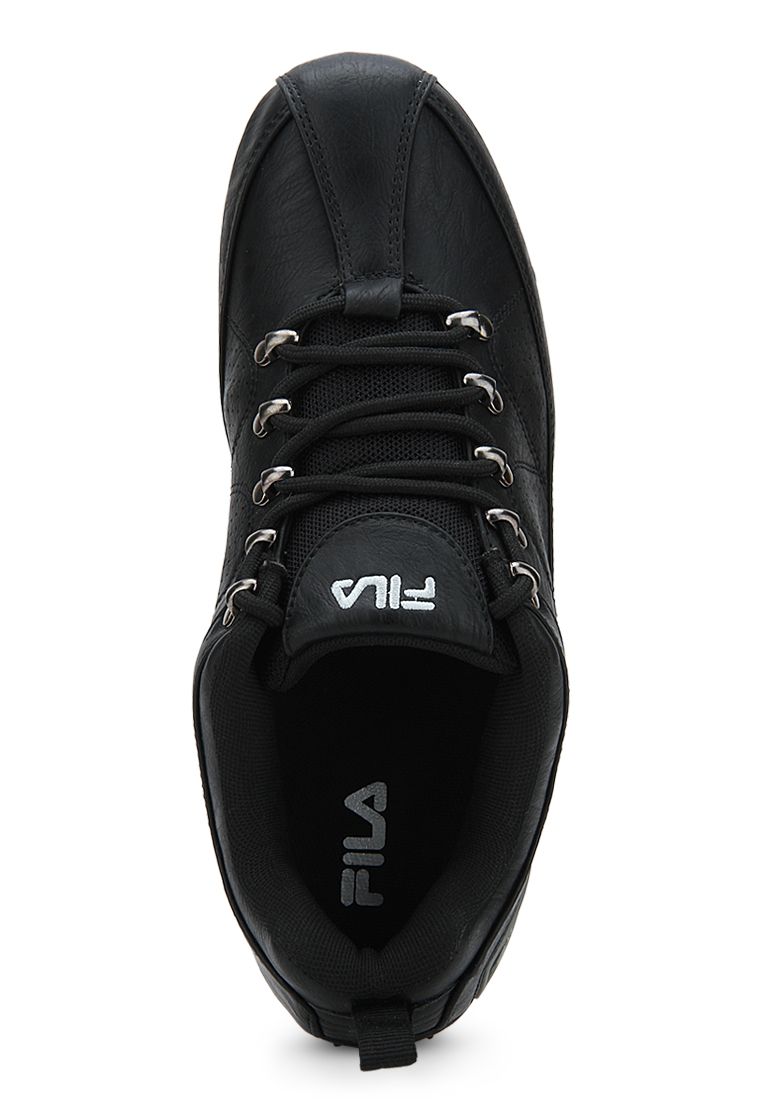 fila men new percoso ii black sneakers