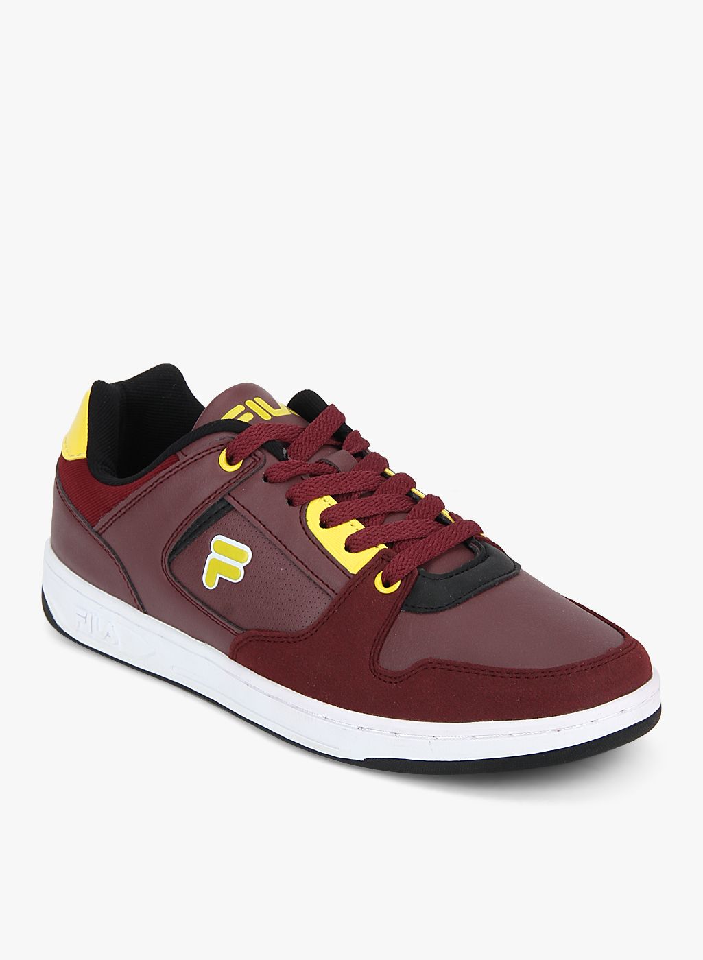 maroon fila shoes