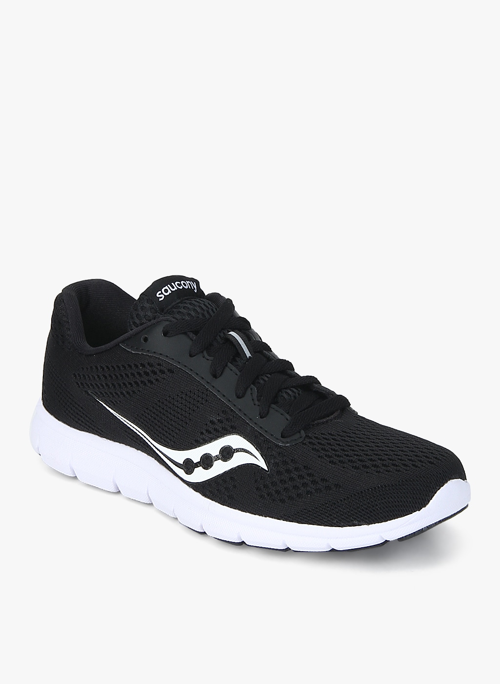 saucony Grid Ideal Black Running Shoes 