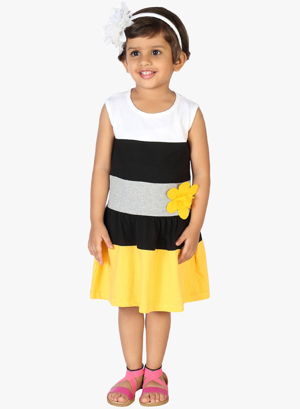 Lil Orchids Multicoloured Casual Dress
