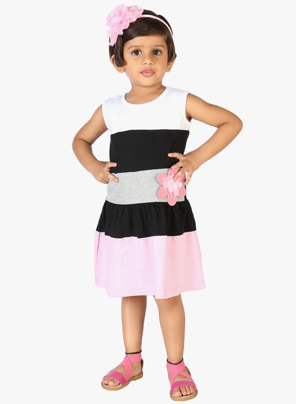Lil Orchids Multicoloured Casual Dress