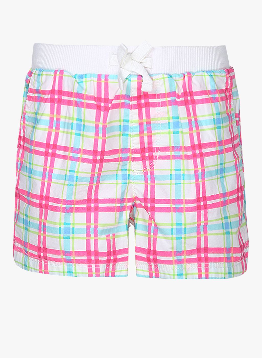 The Childrens Place Multi Checked Regular Fit Regular Shorts