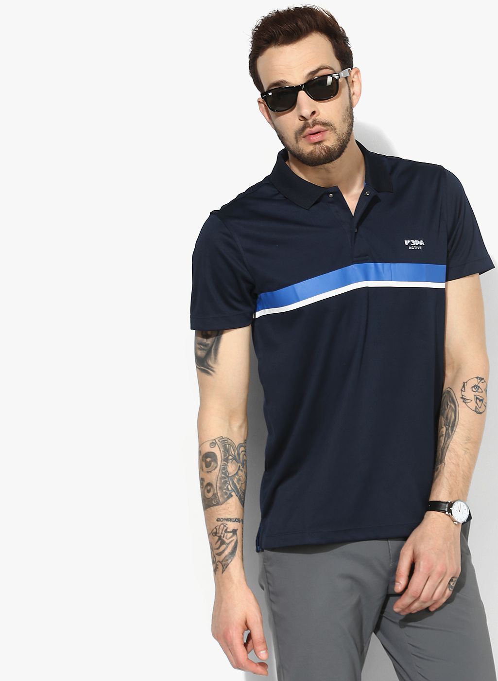 polo t shirt v neck