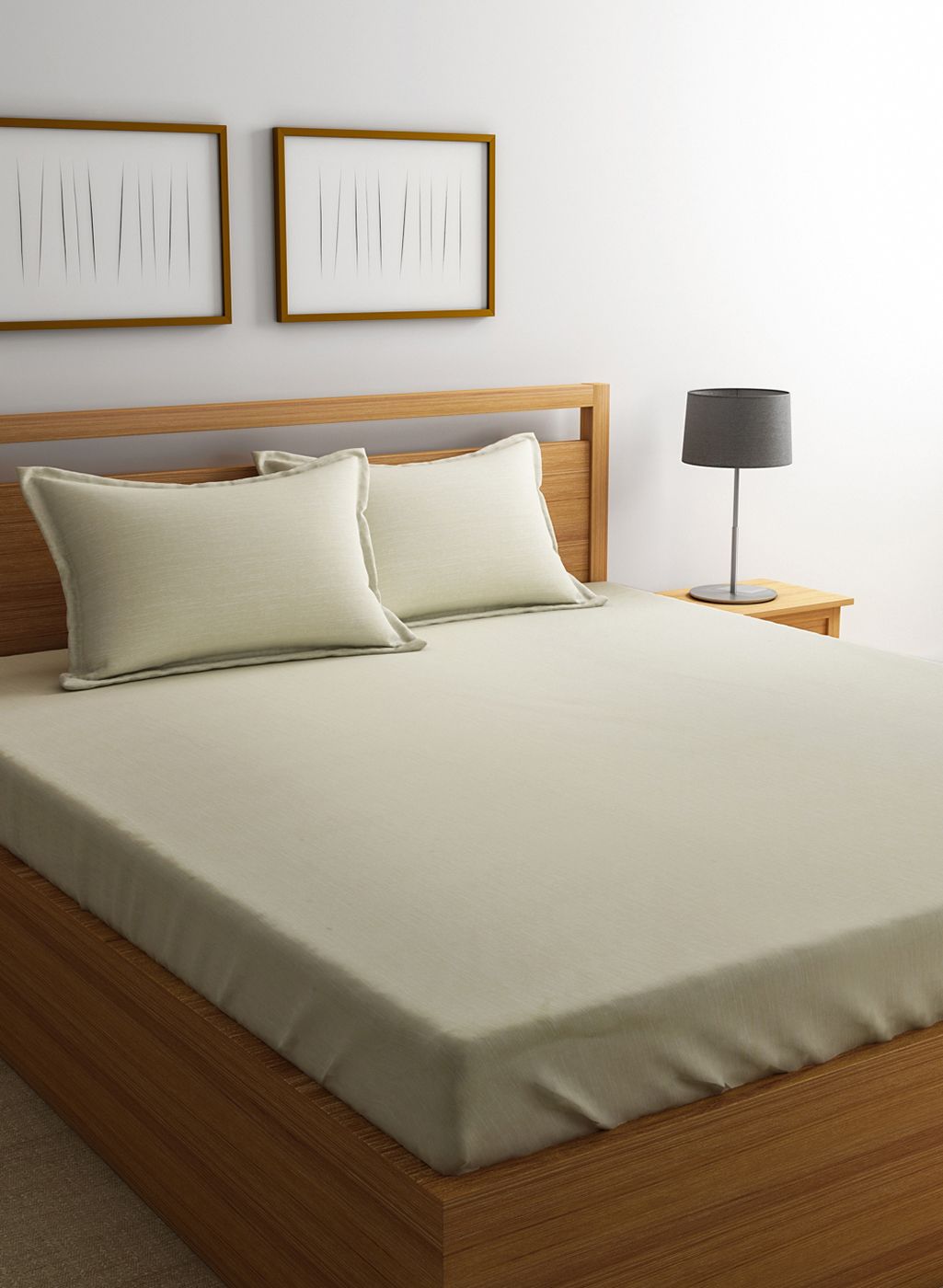 Cotton Exta Large Bedsheet With 2 Pillow Covers