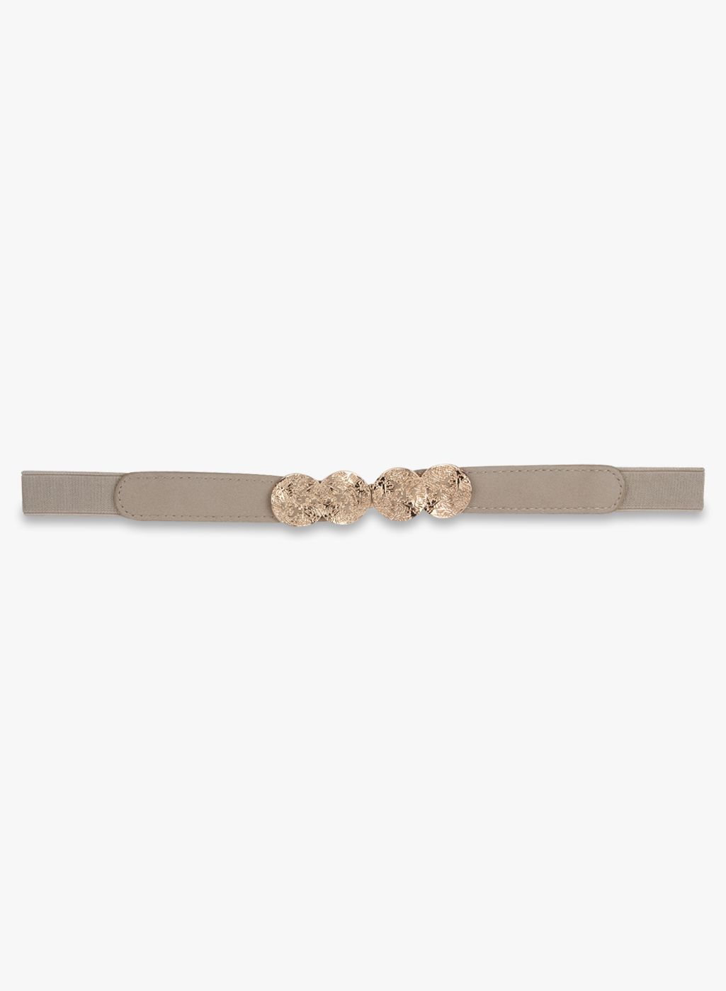 Kazo Beige Polyamide Spandex(Stretchable) Waist Belt