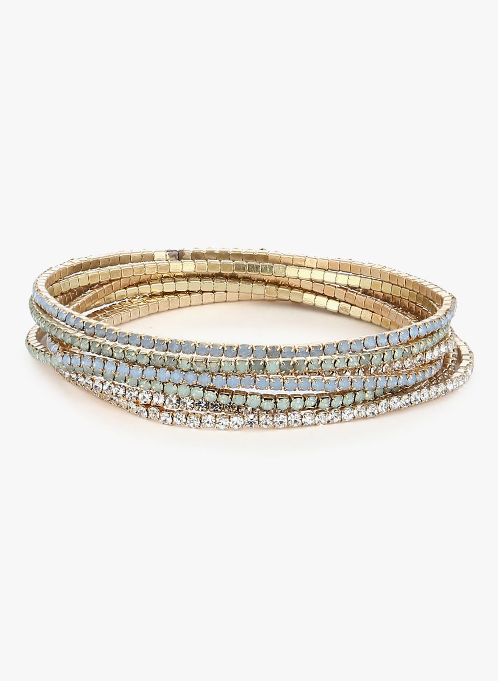 Accessorize Multicoloured Stretch Pack Bracelet Set
