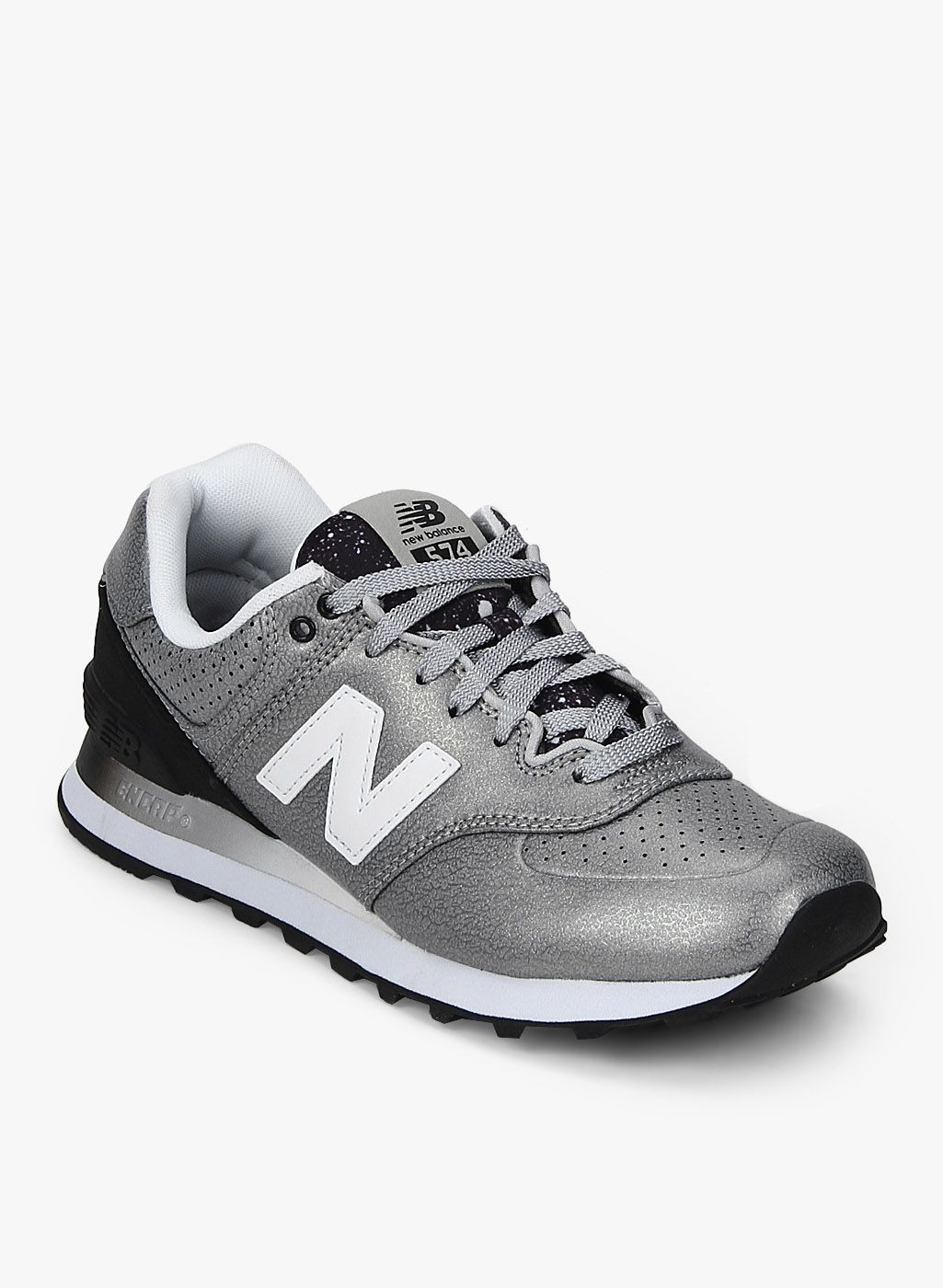 new balance 574 zilver