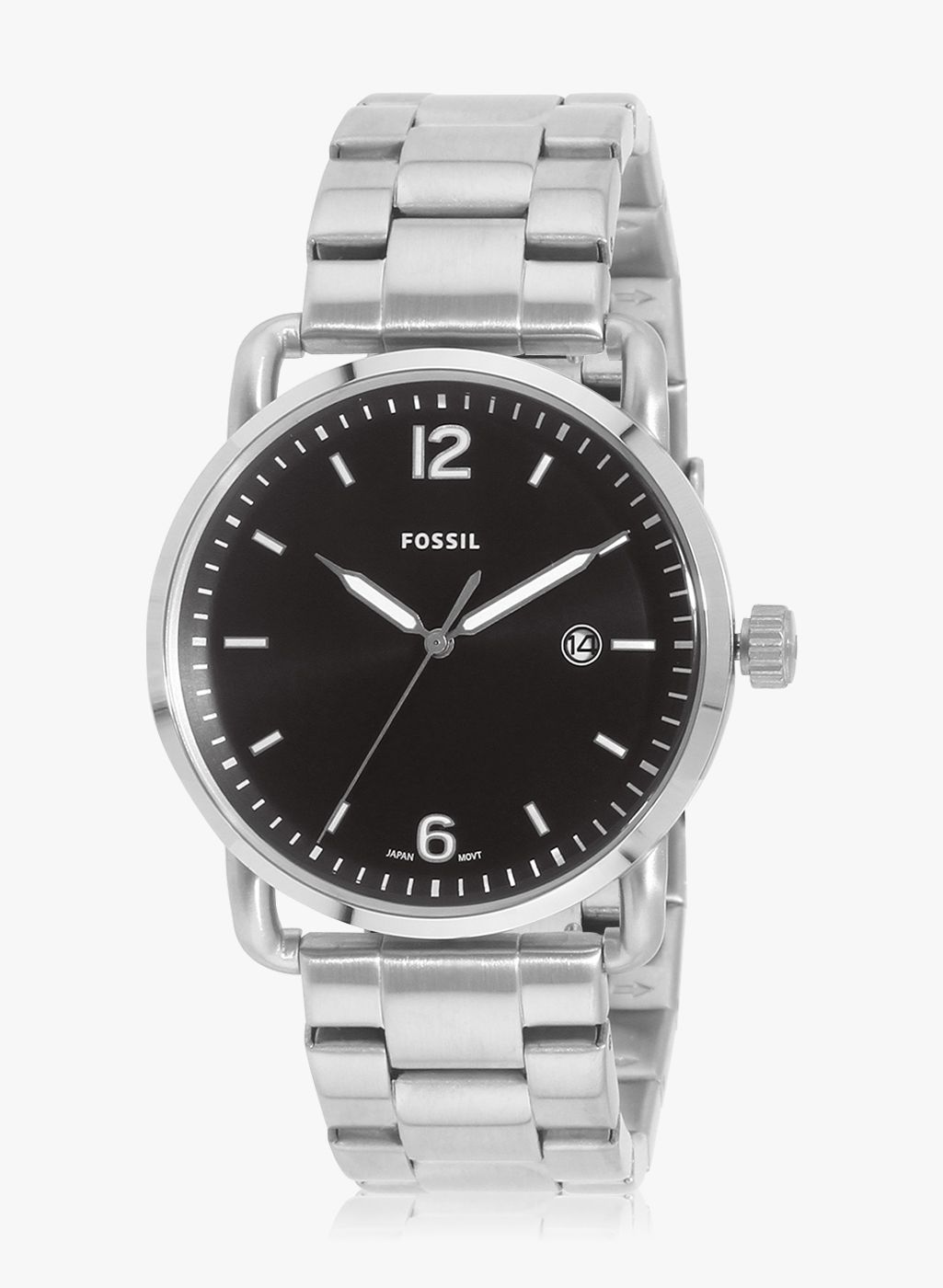 The Commut Fs5391 Silver/Black Analog Watch