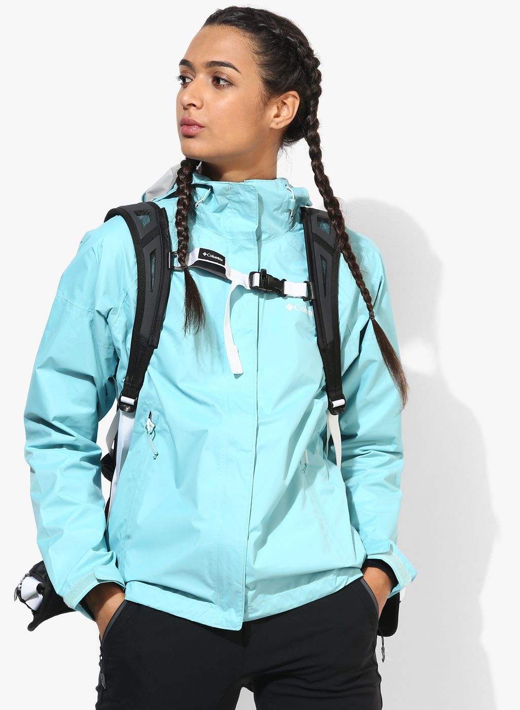 Columbia Sleeker Waterproof Breathable Rain Jacket