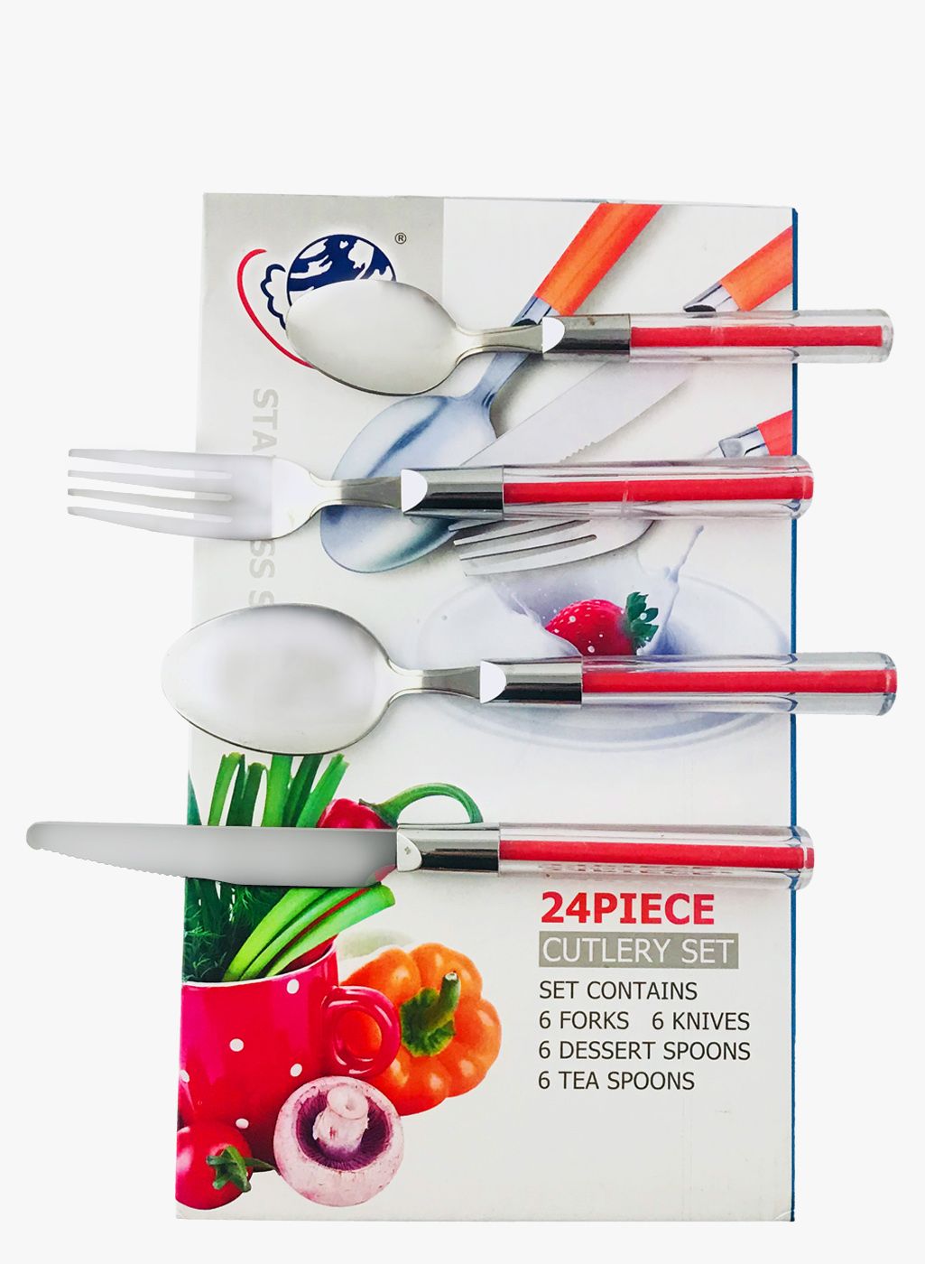 Amore Set of 24 Pieces Stainless Steel Cutlery Set
