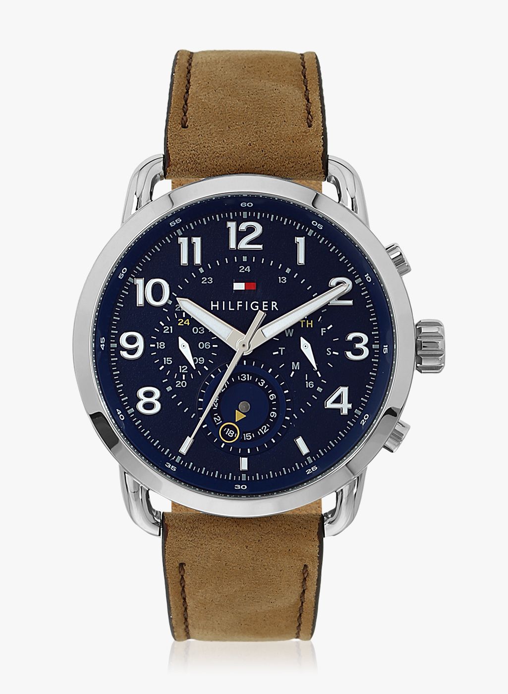 Tommy Hilfiger Tan/Blue Multifunction Analog Watch