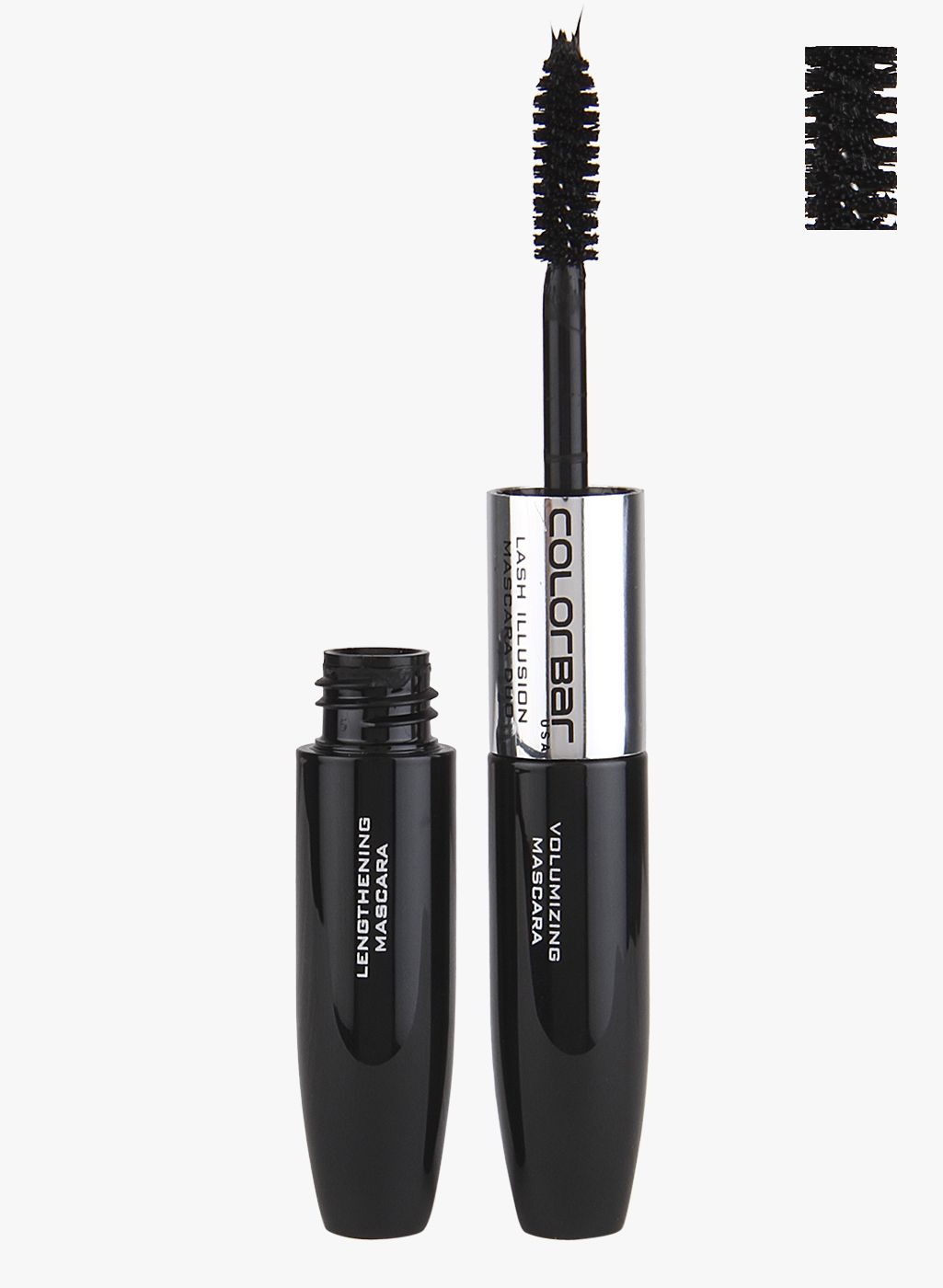 Colorbar Lash Illusion Mascara Duo - Carbon Black 01