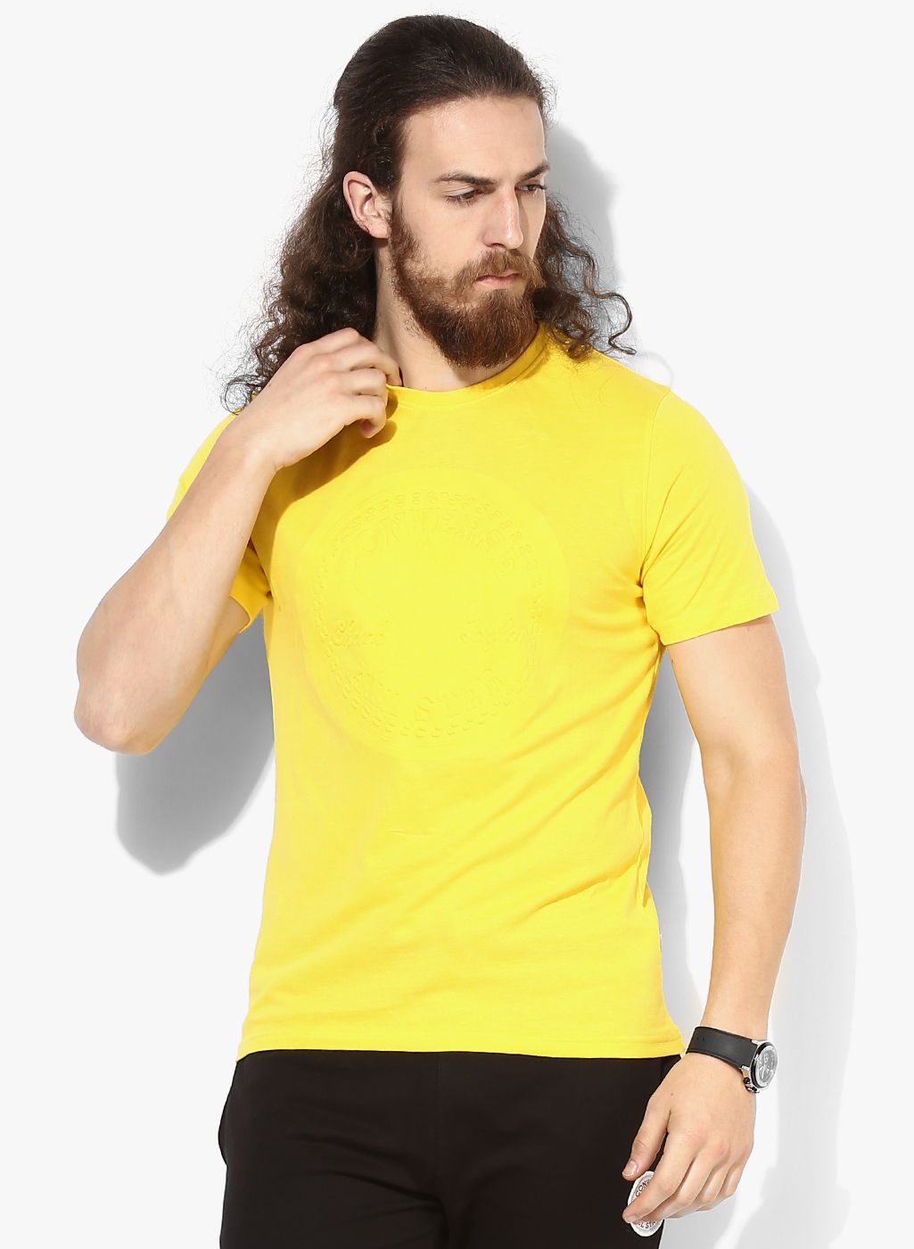 converse yellow t shirt