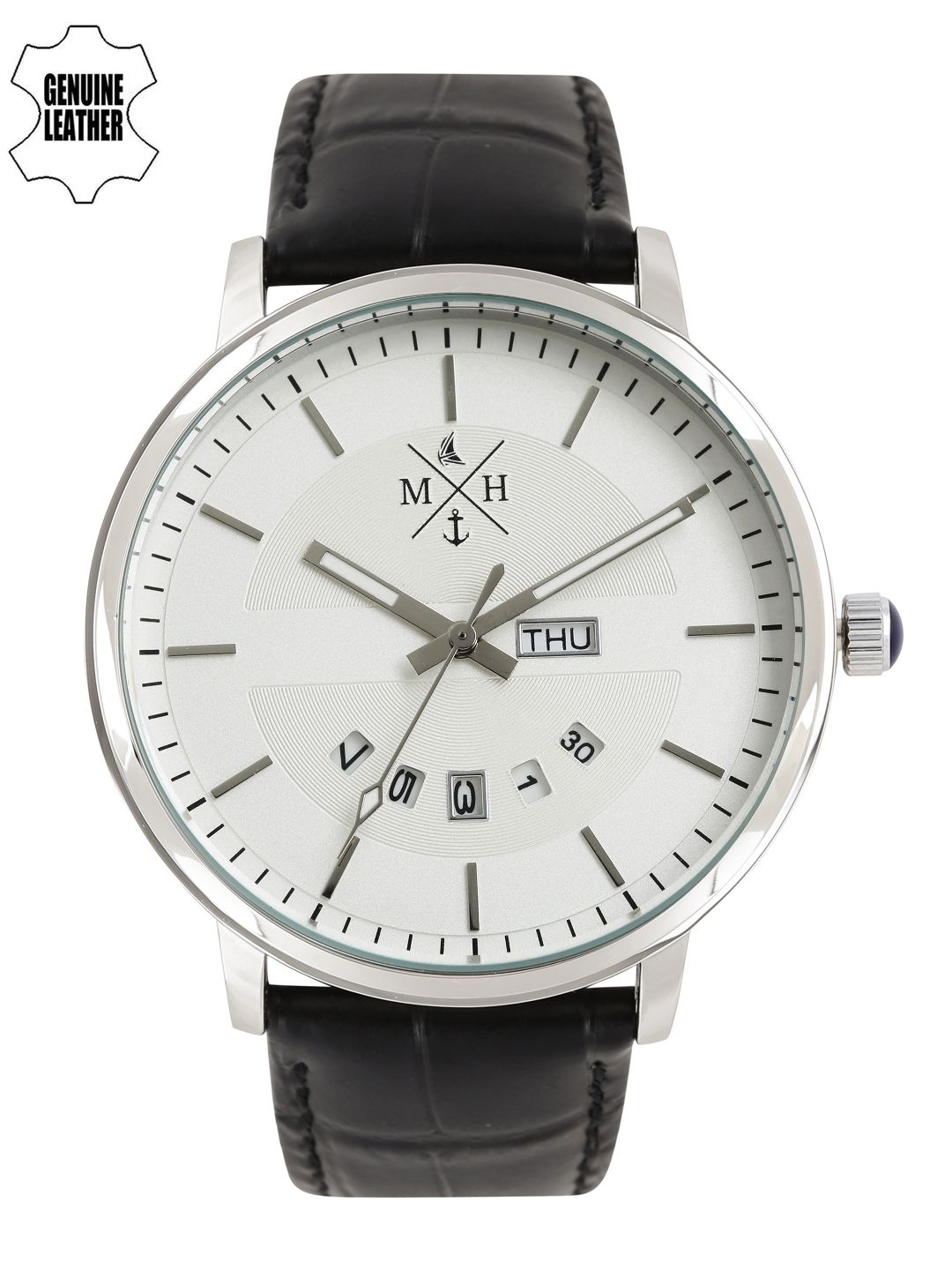 Mast & Harbour White Analogue Watch Mfb-Pn-Hp-3813