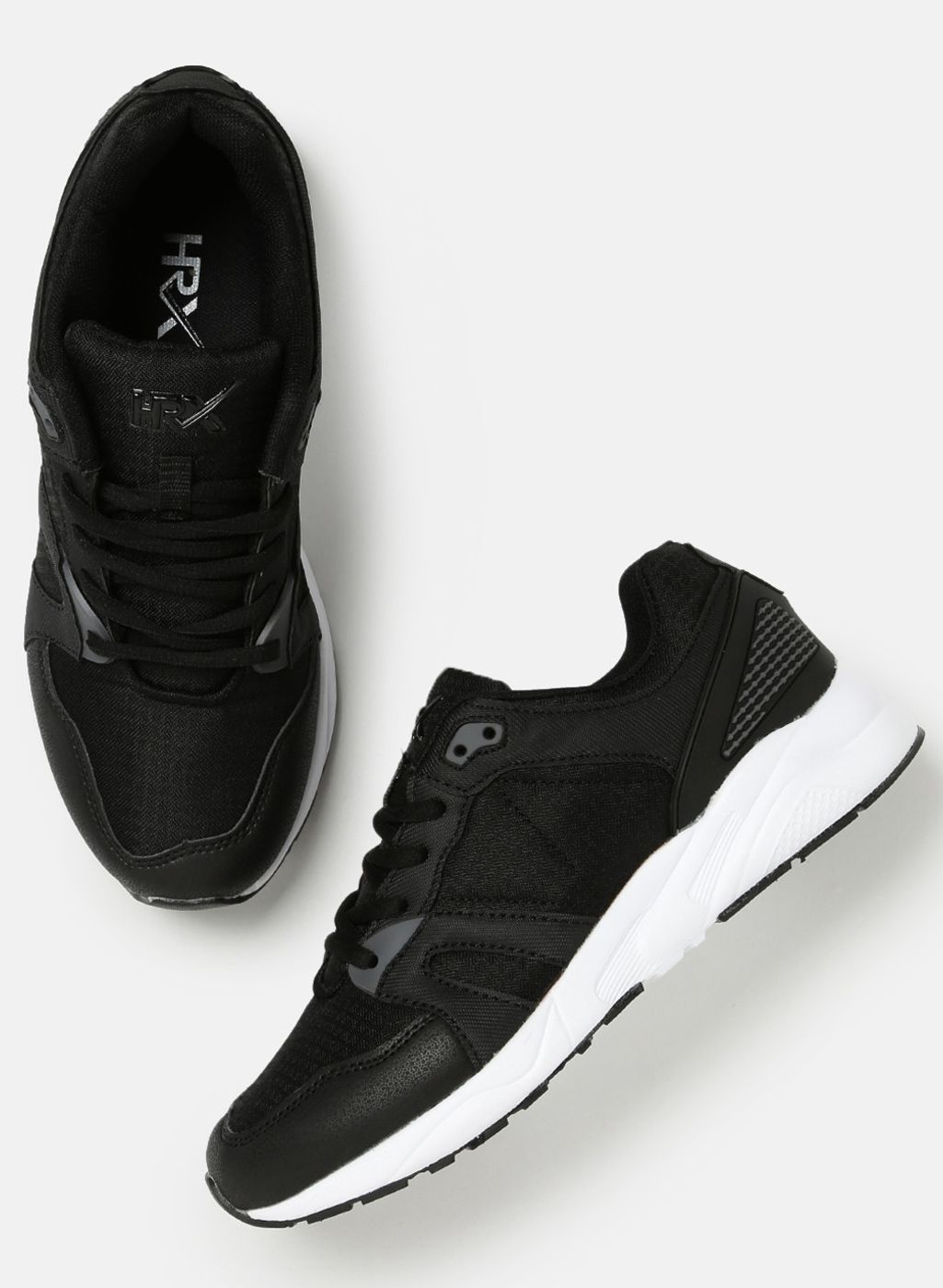 HRX by Hrithik Roshan Black Athleisure Sneakers