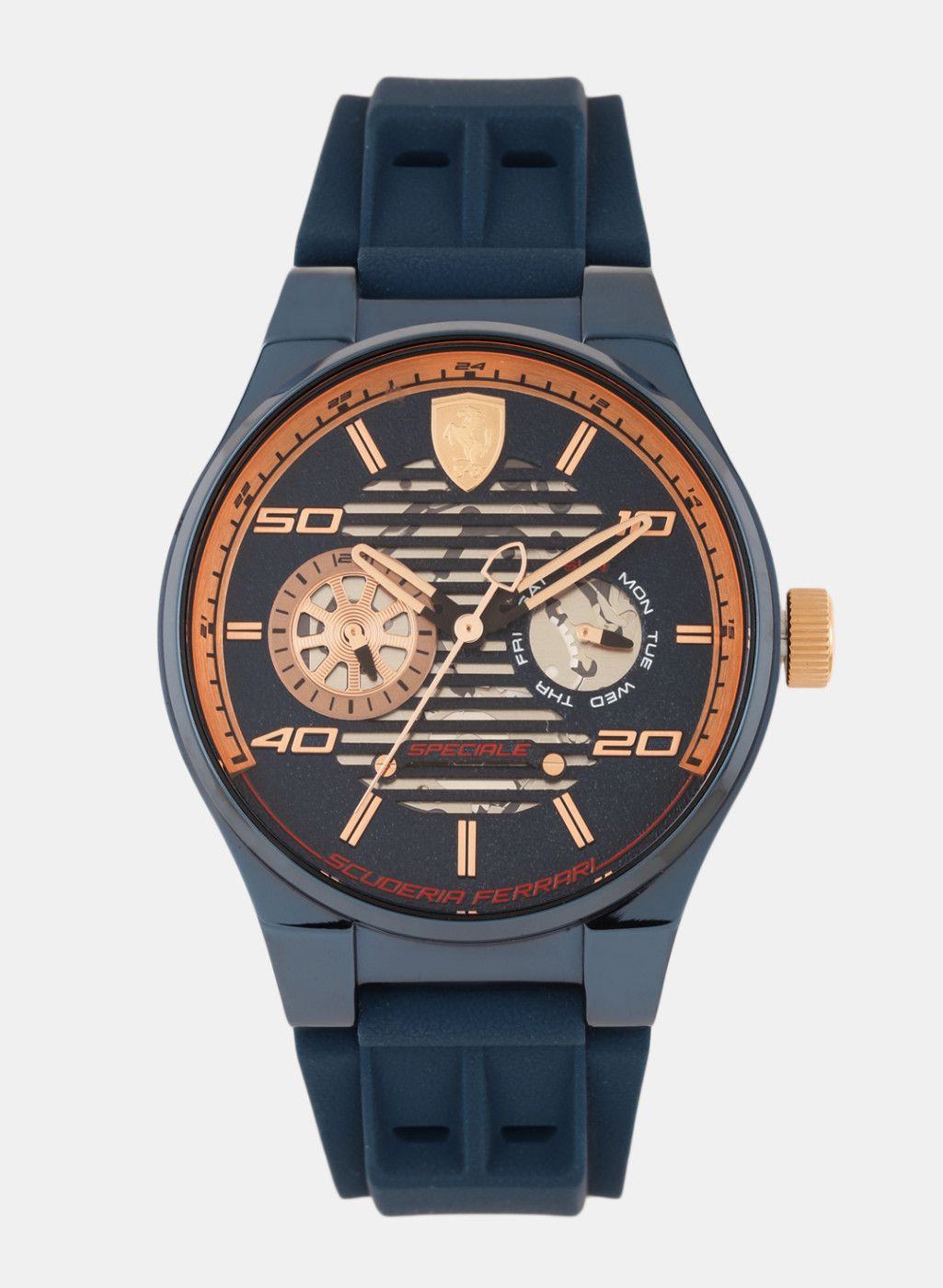 SCUDERIA FERRARI Navy Blue Analogue Watch 0830459