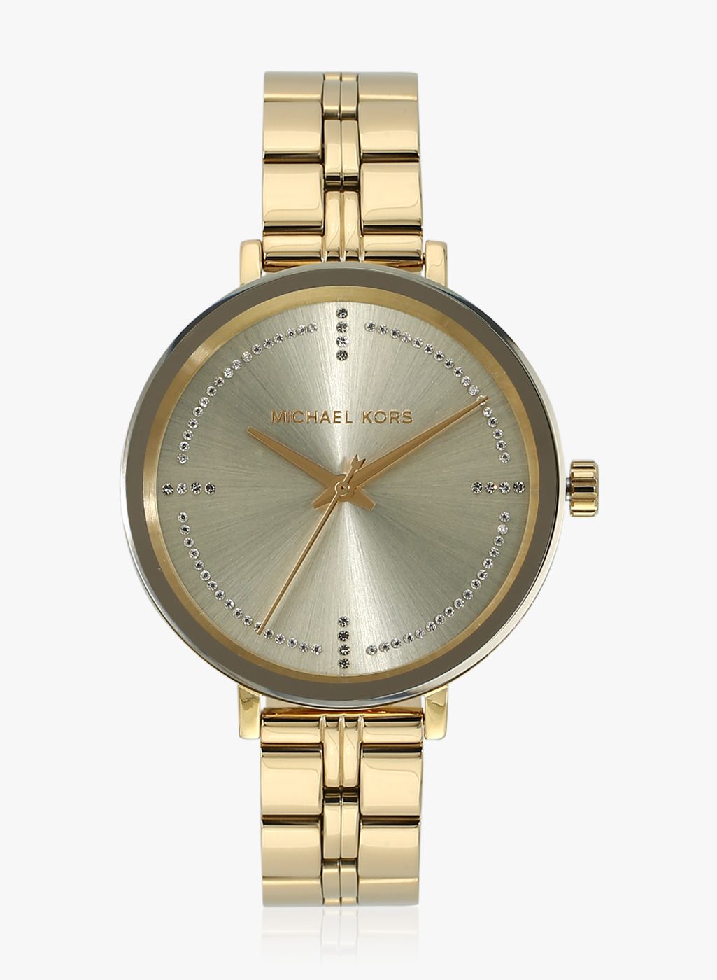 MK3792 Gold/Gold Analogue Watch Price in India