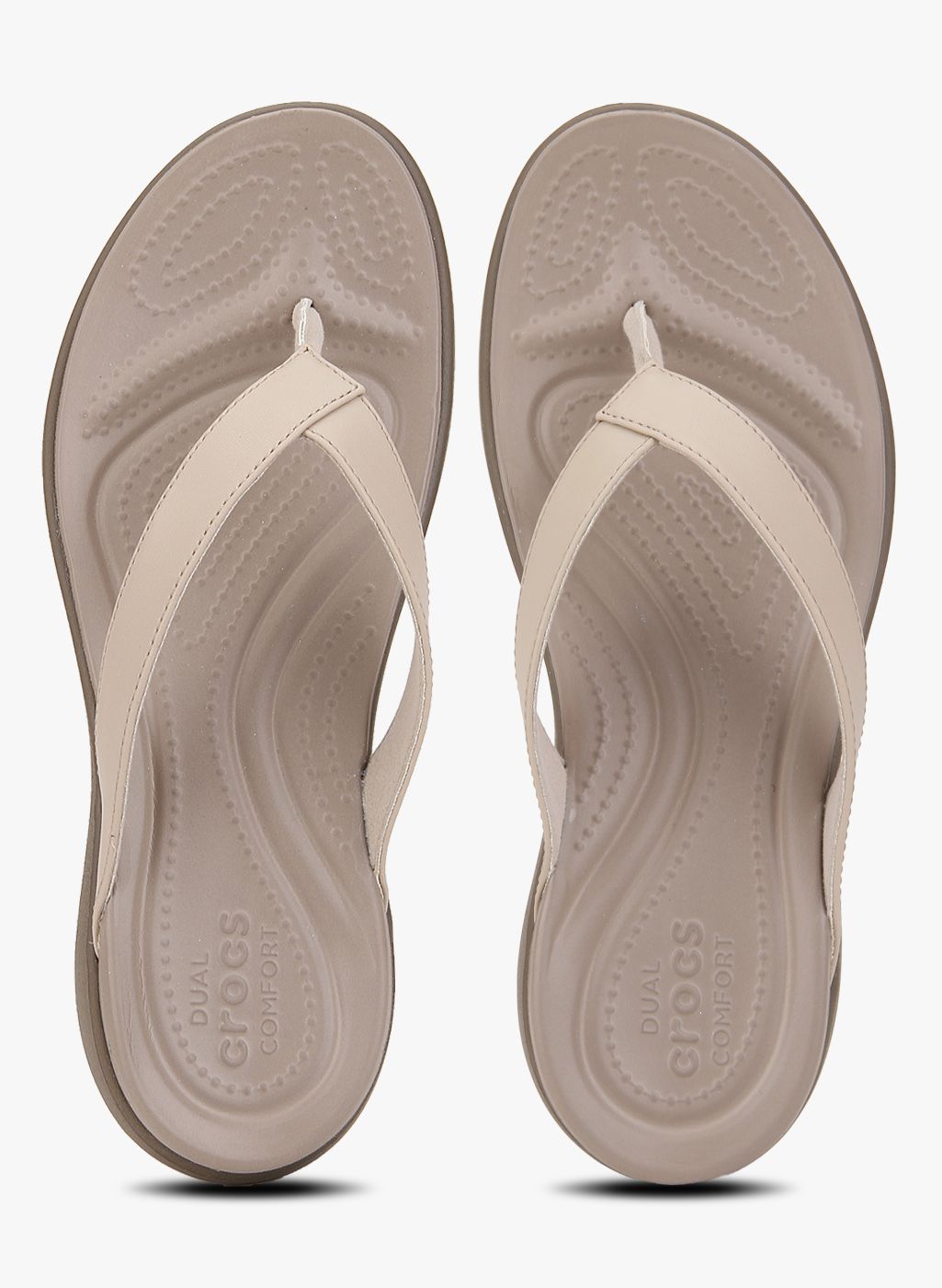 Buy Capri V Flip Beige Flip Flops - Flip Flops for Women 7949193