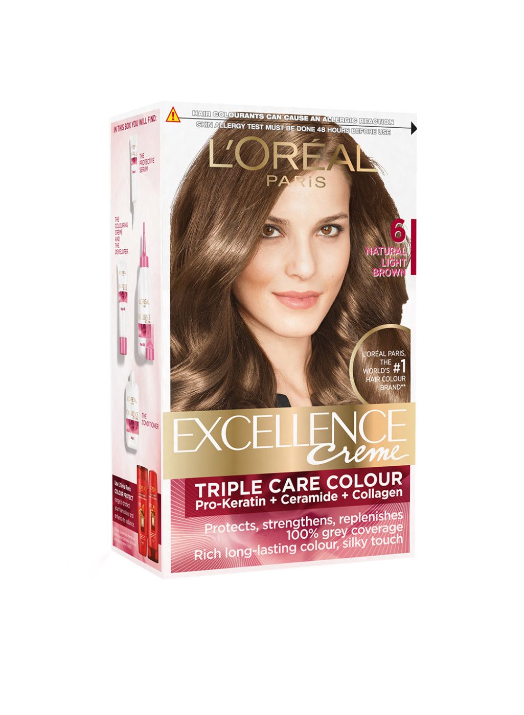 Buy Loreal Loreal Paris Excellence Creme Natural Light Brown Hair