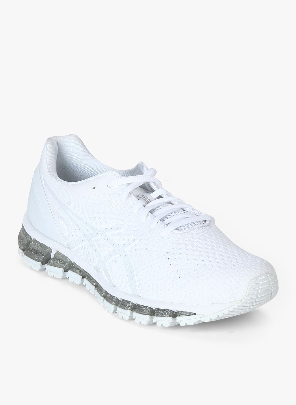 asics white running shoes