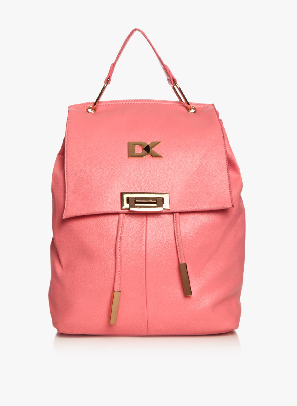 Pink Pu Backpack Price in India