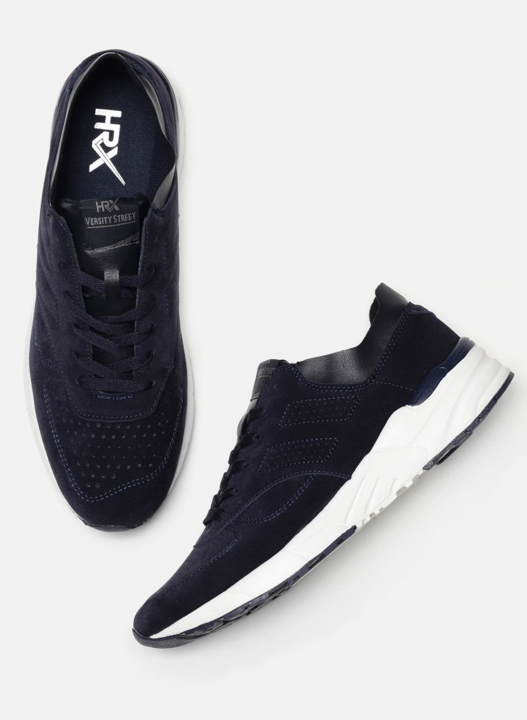 HRX by Hrithik Roshan Navy Blue Sneakers