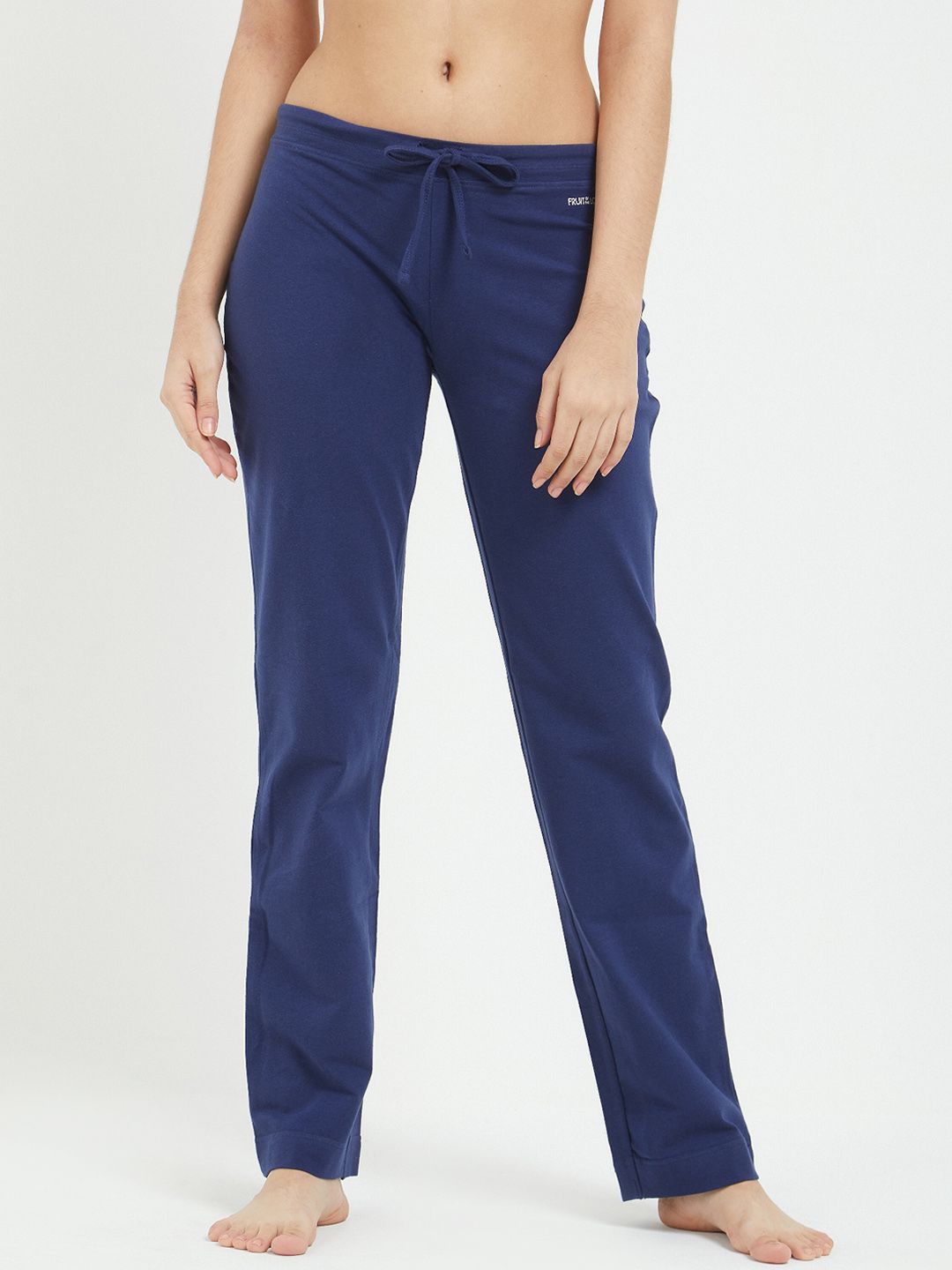 Fruit of the Loom Women Navy Blue Solid Lounge Pants FKPS01-A1S4 Price in India