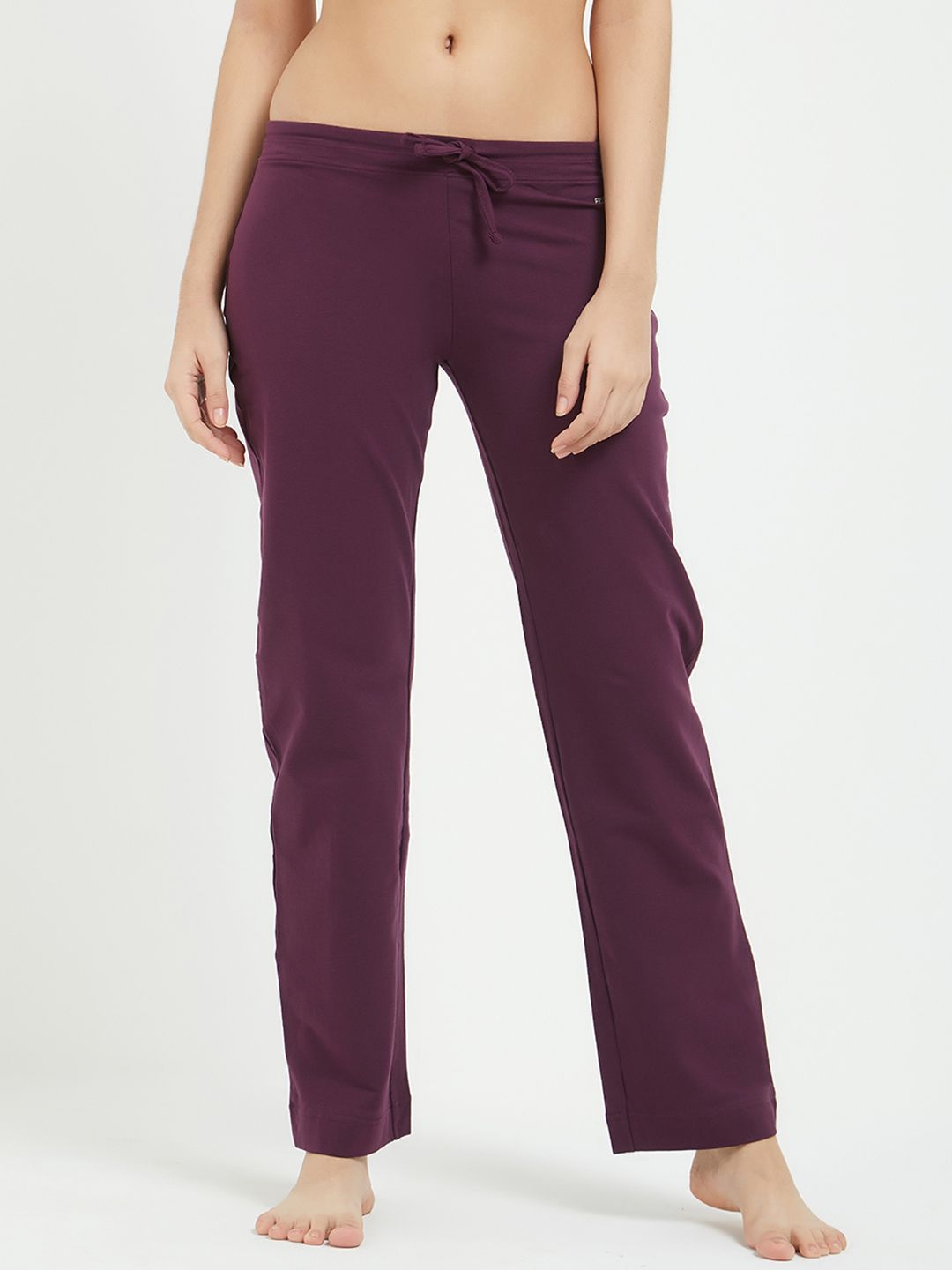 Fruit of the Loom Women Purple Solid Lounge Pants FKPS01-A1S1 Price in India