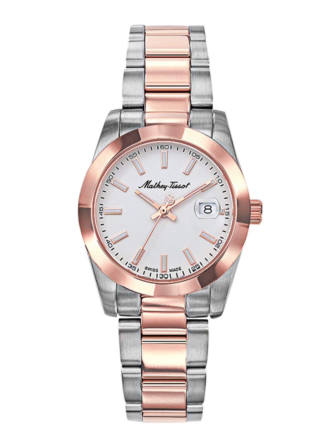 Mathey-Tissot Swiss Made Women Rolly I White Dial Watch D450RA Price in India