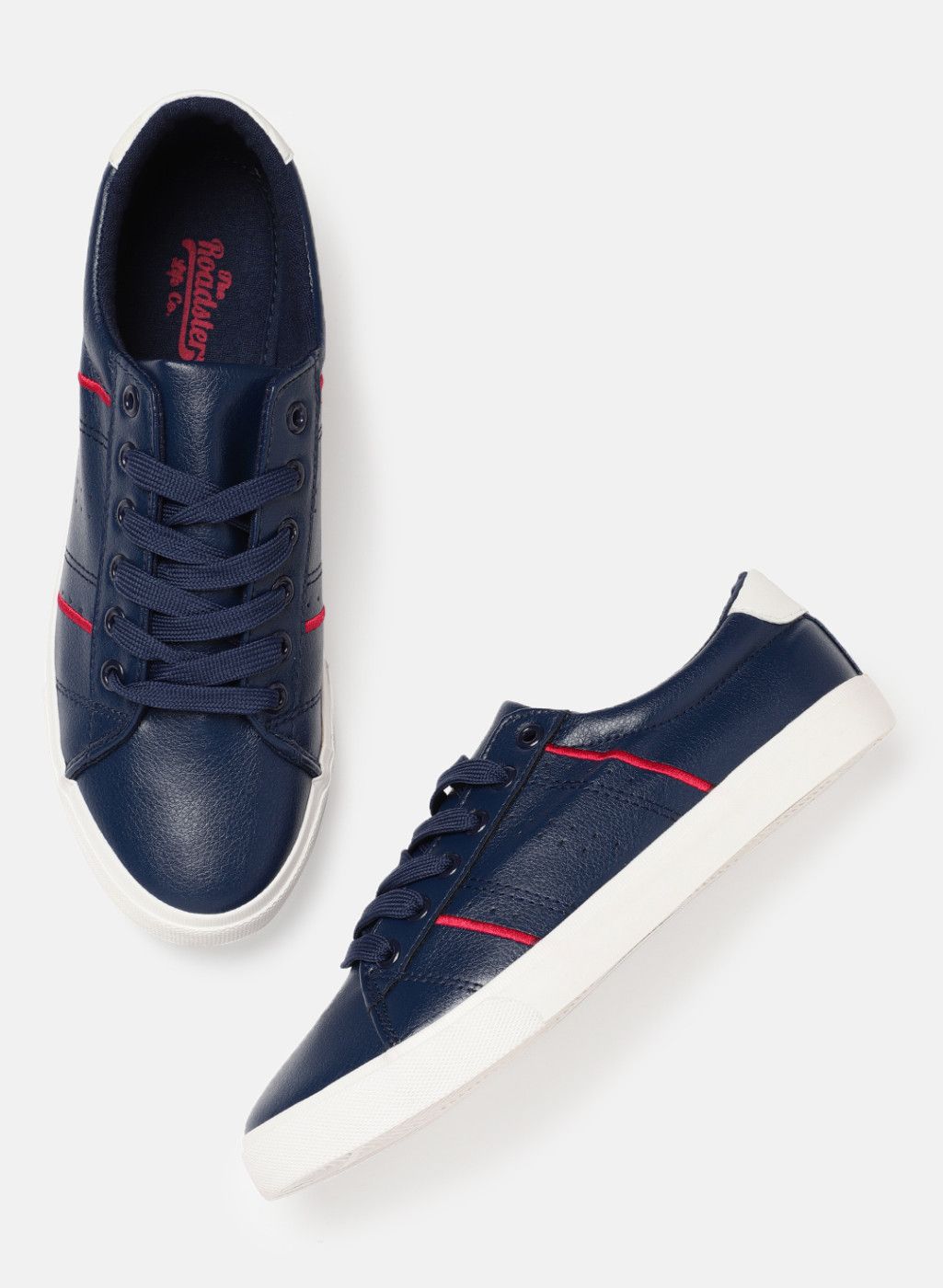 Roadster Navy Blue Regular Sneakers