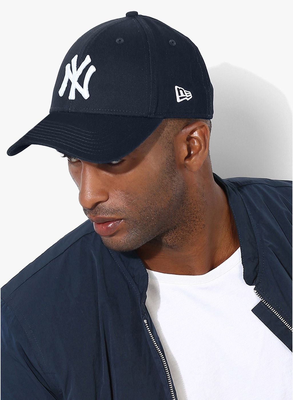 Buy New Era Men Navy Blue Solid Baseball Cap - Caps for Men