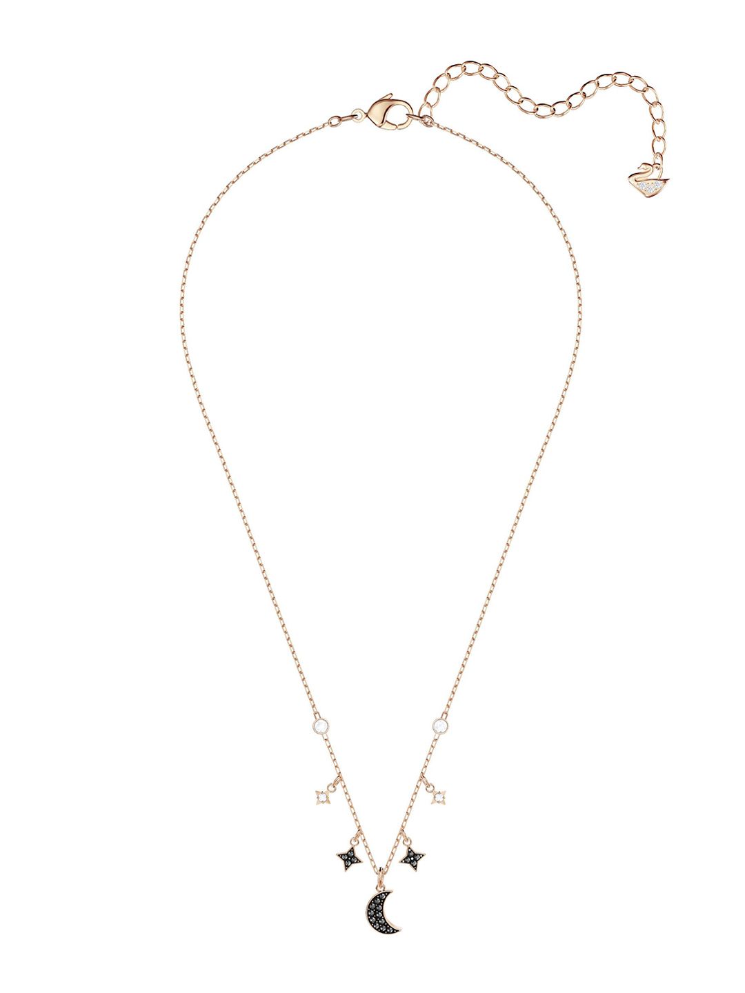 SWAROVSKI Gold-Toned Rose Gold-Plated Chain Price in India